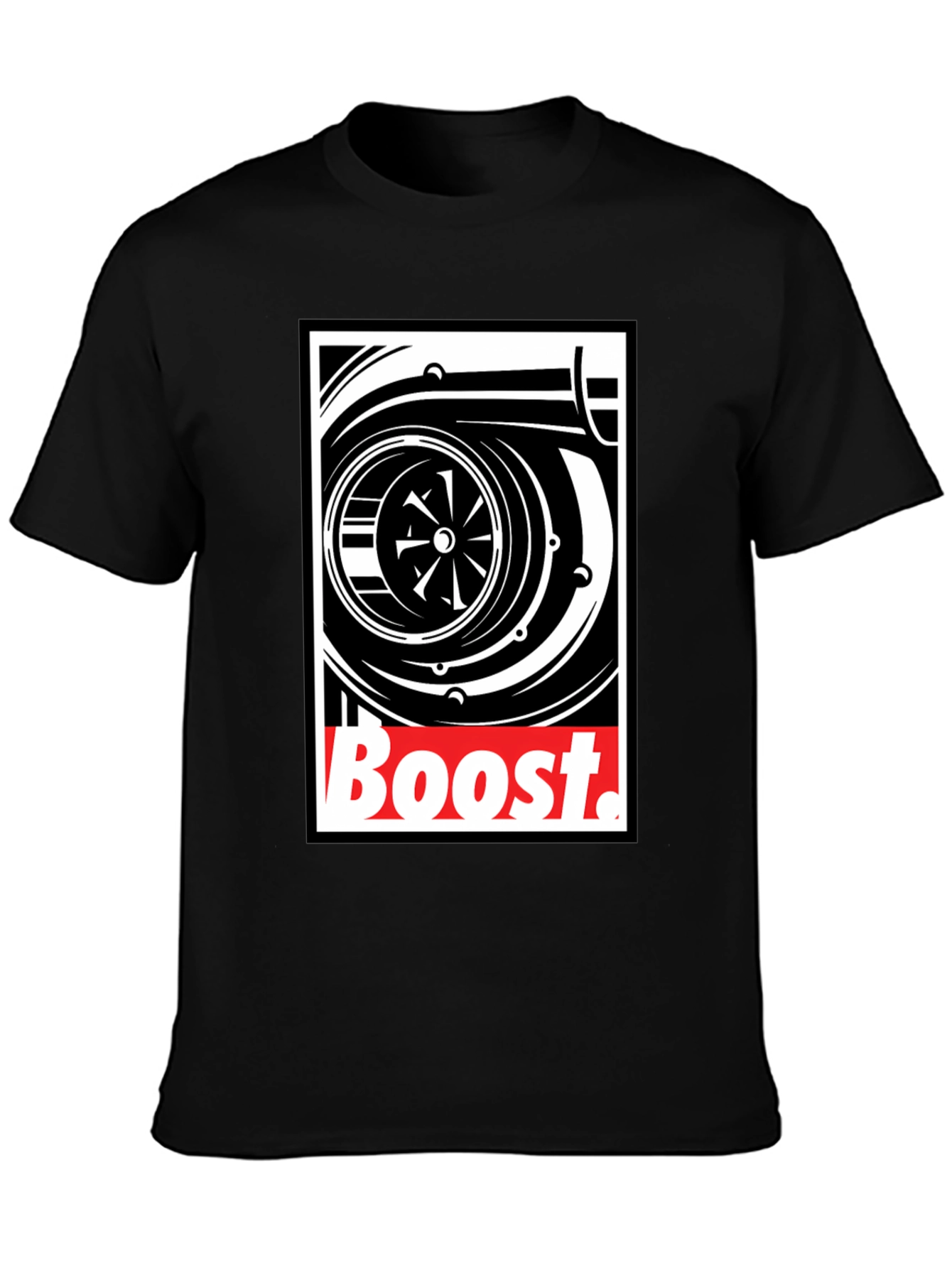 Boost Turbo T-Shirt - Black Graphic Tee
