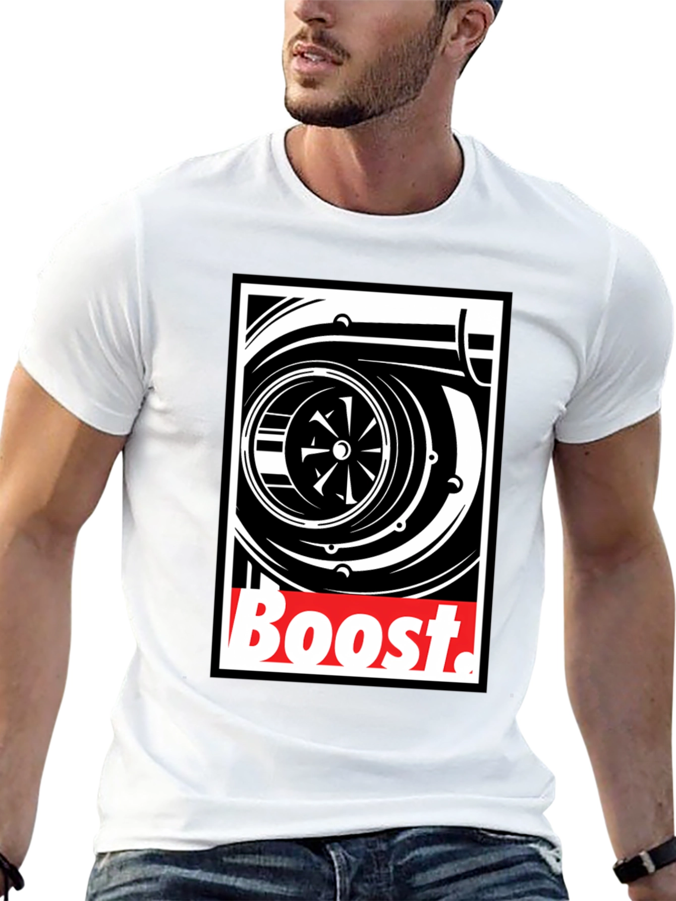 Boost Turbo T-Shirt - Black Graphic Tee