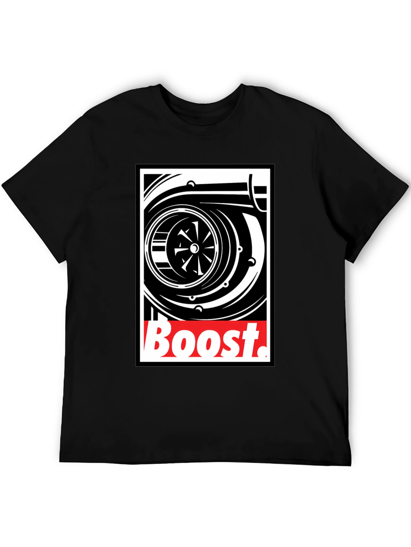 Boost Turbo T-Shirt - Black Graphic Tee