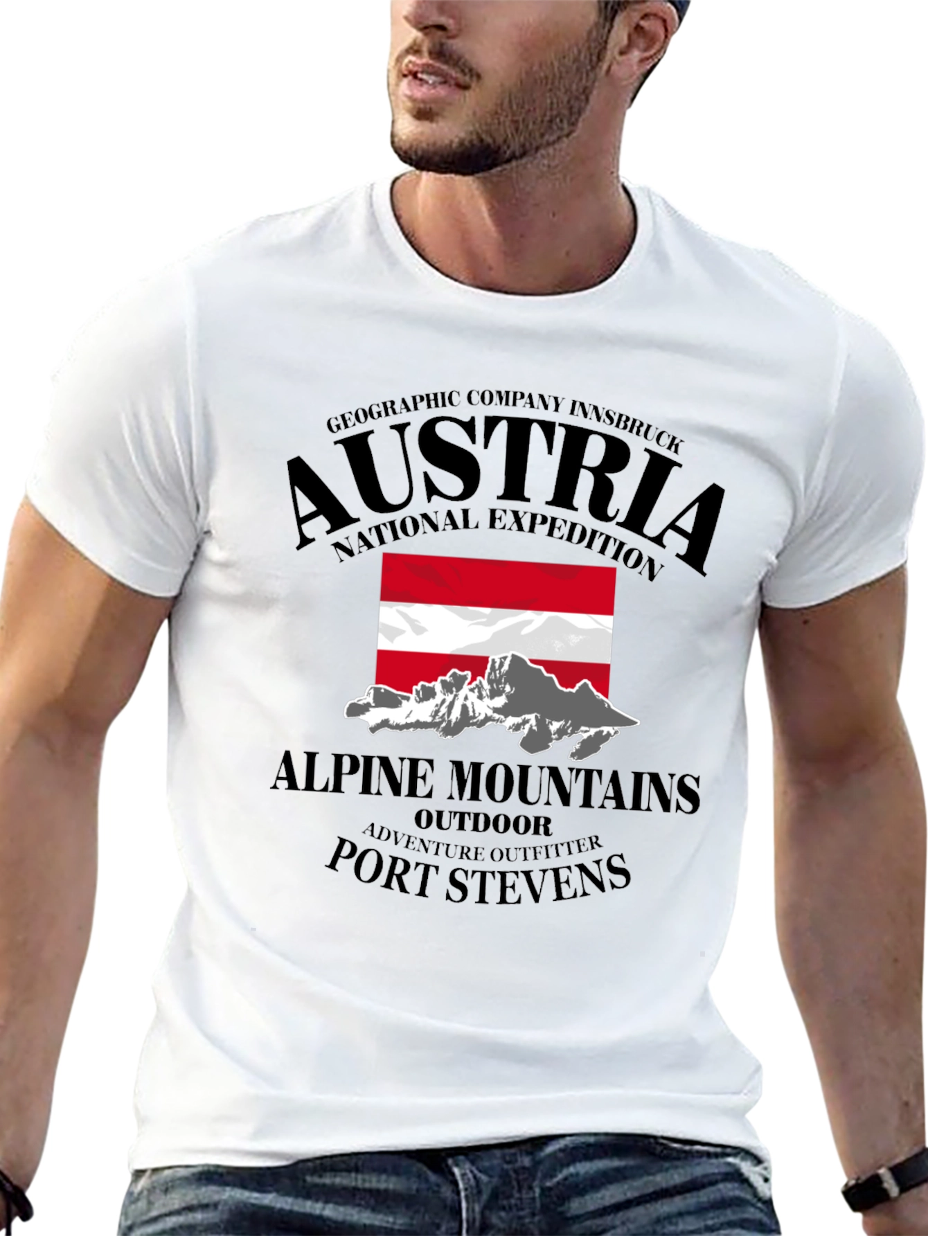 Austria National Expedition Graphic T-Shirt