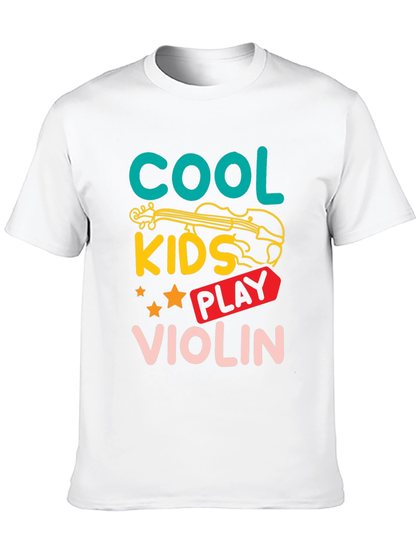 Cool Kids Violin T-Shirt - Music Lovers Tee