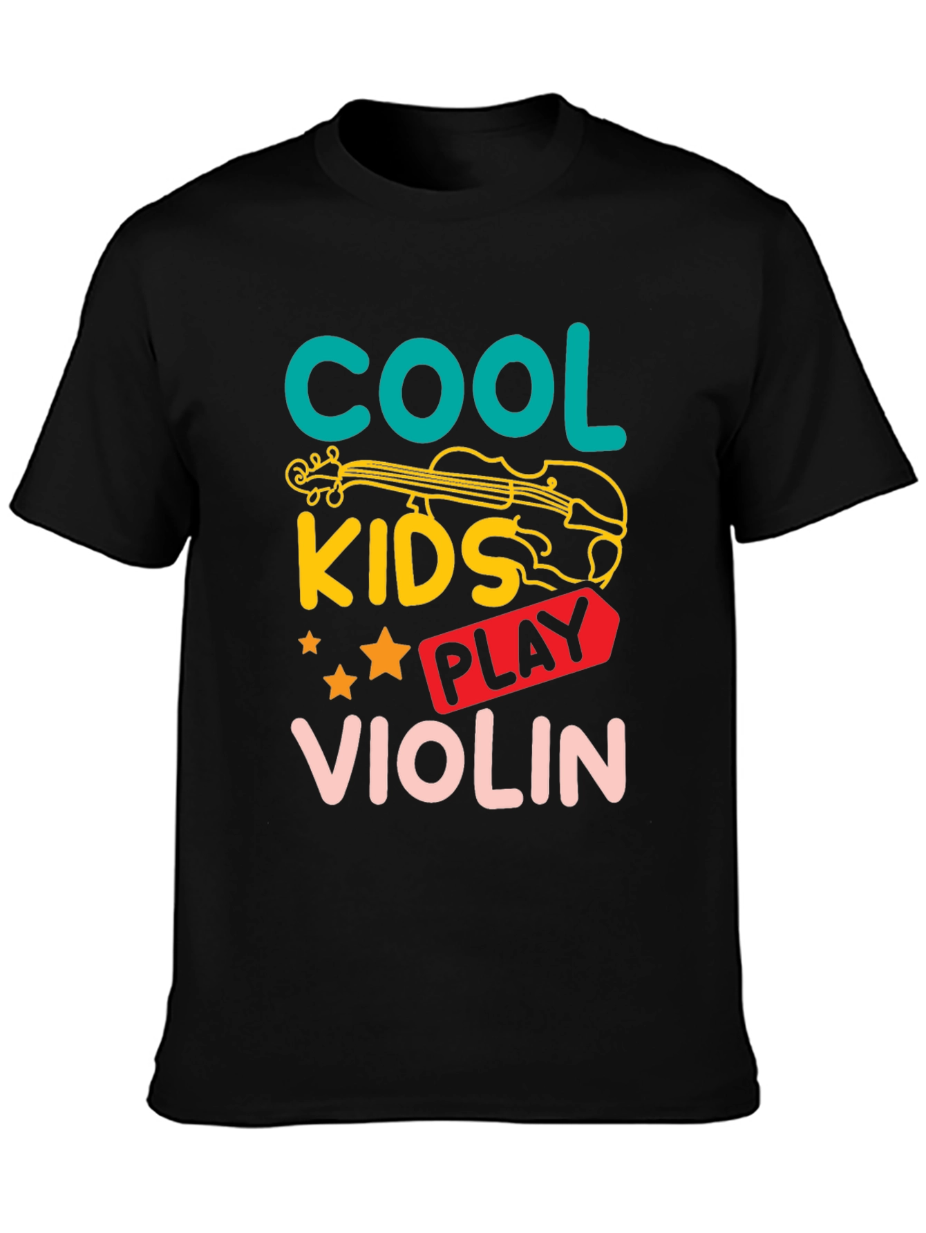 Cool Kids Violin T-Shirt - Music Lovers Tee