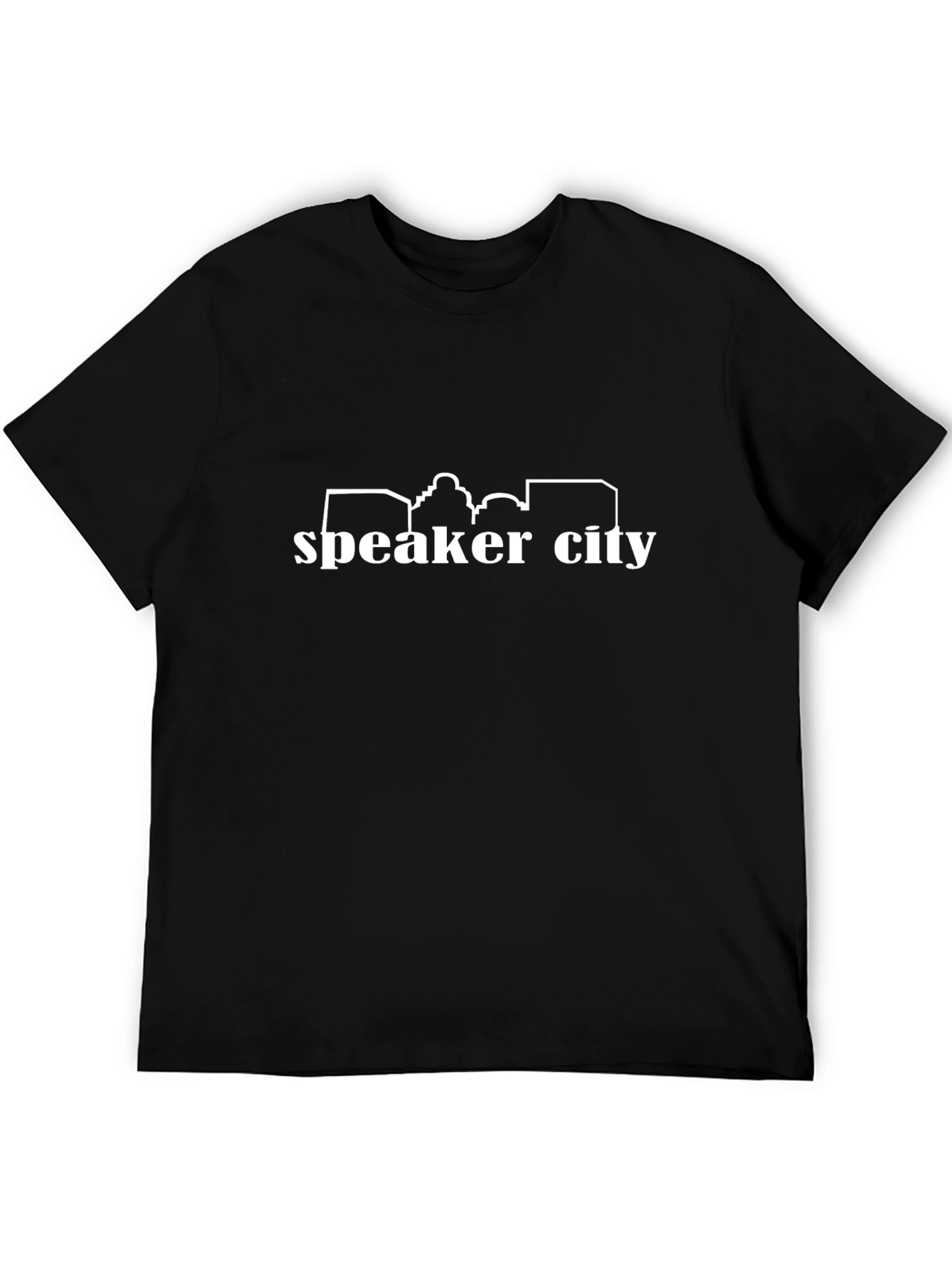 Speaker City Graphic Tee - Black