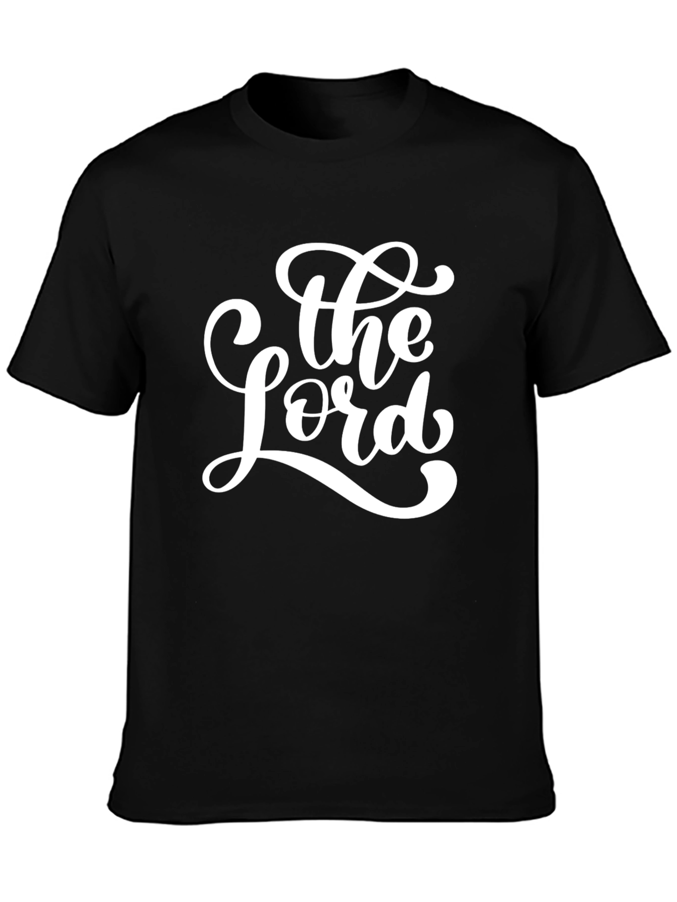 The Lord Graphic Print Black T-Shirt