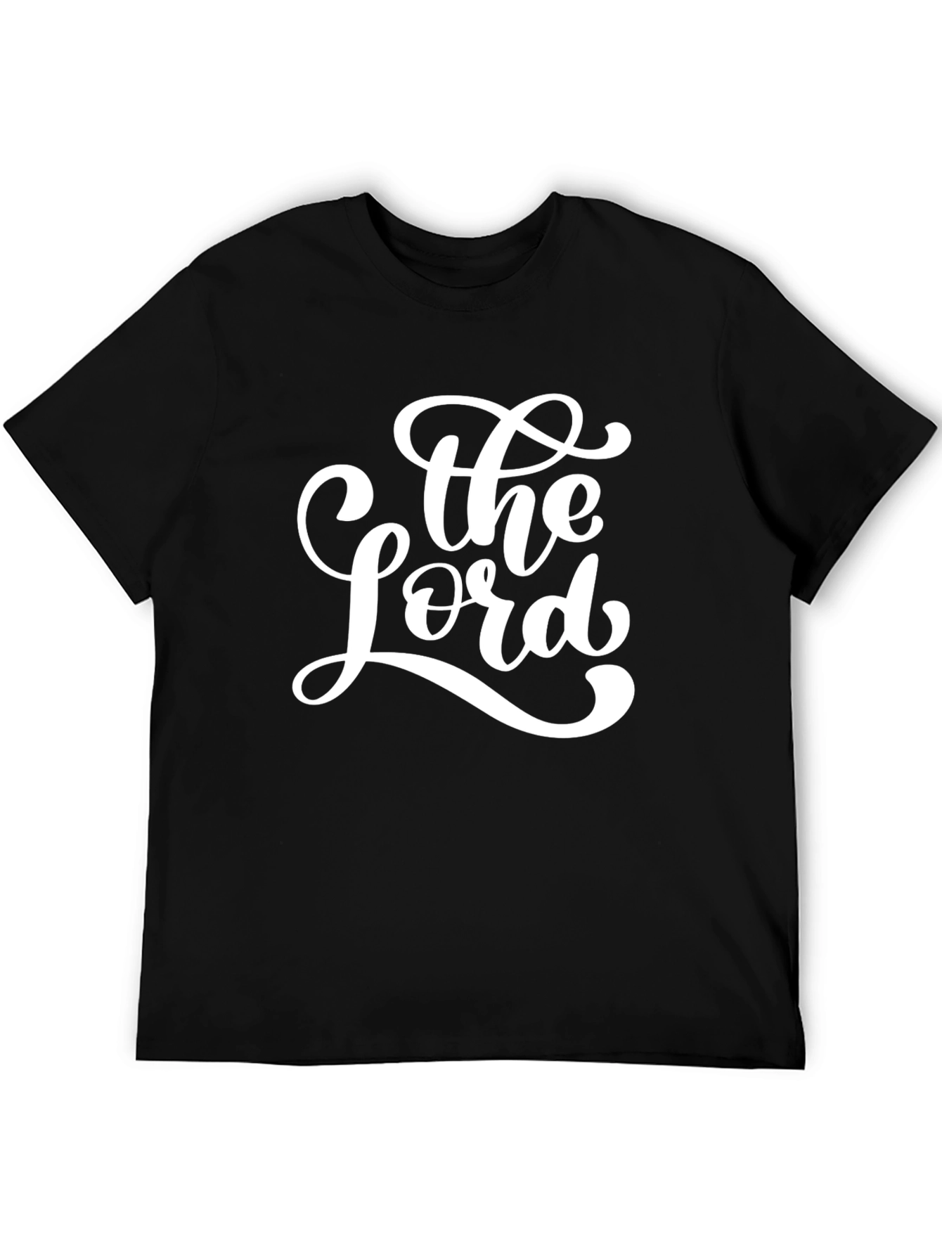 The Lord Graphic Print Black T-Shirt