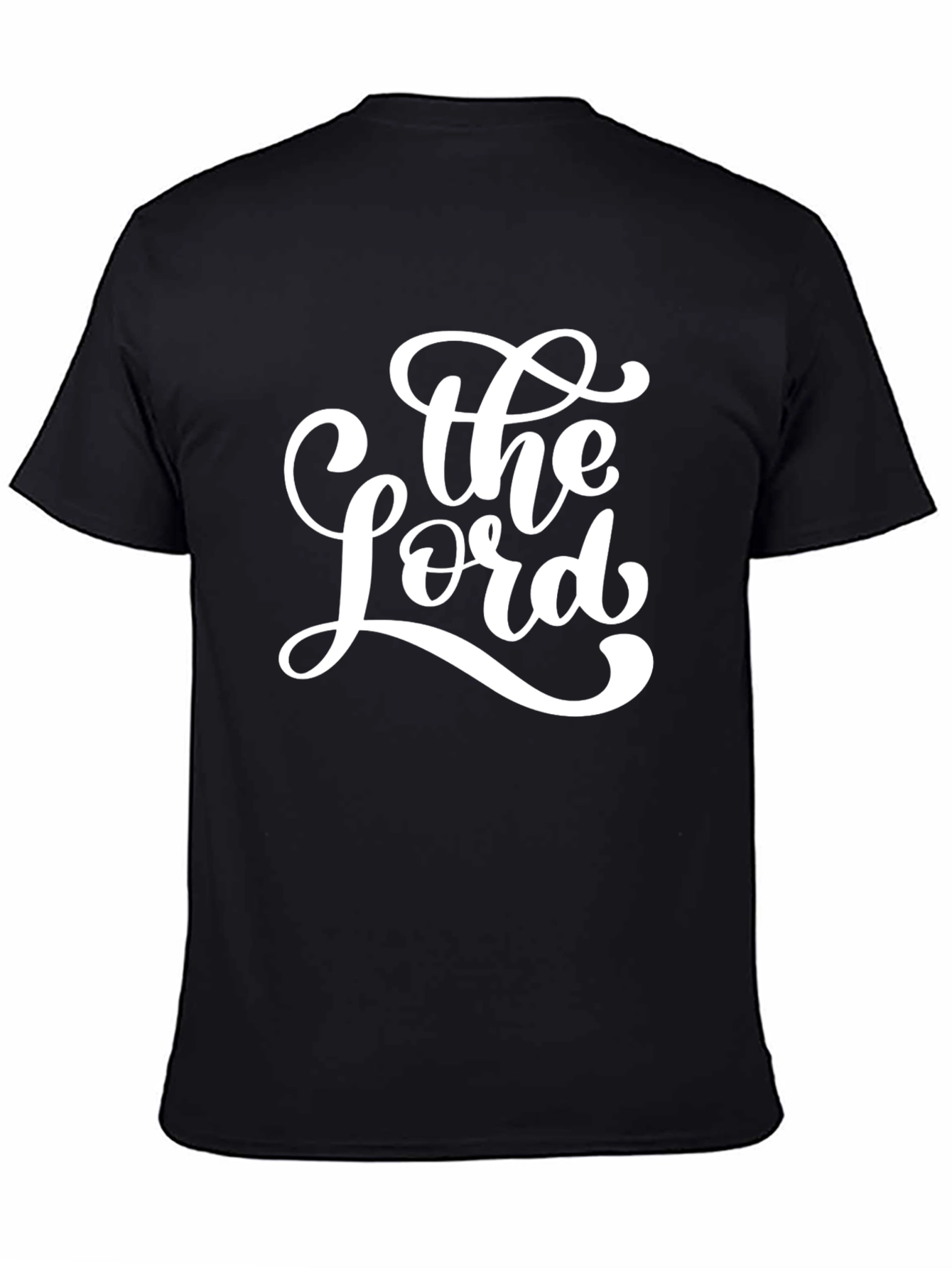The Lord Graphic Print Black T-Shirt