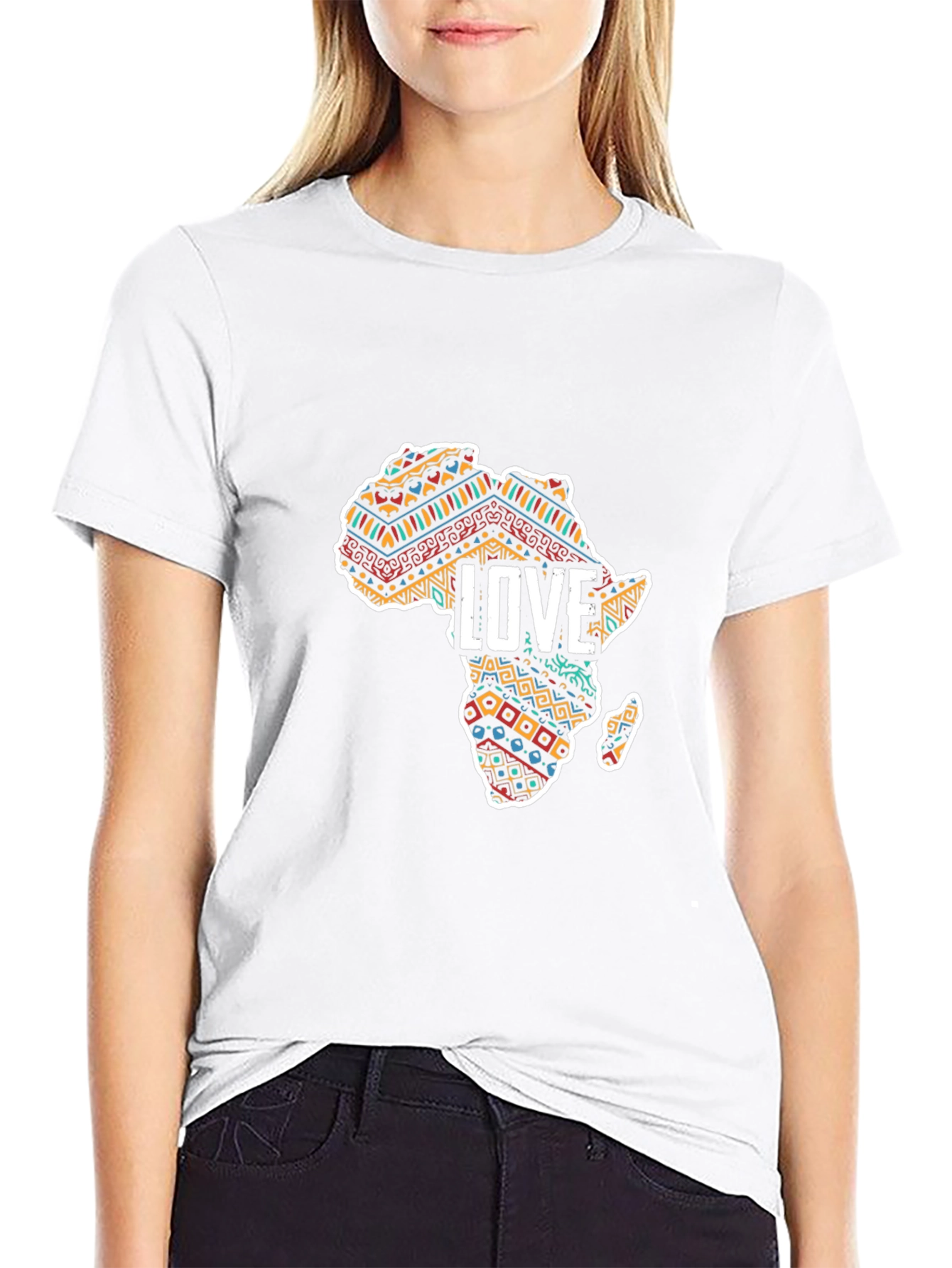 African Love T-Shirt - Stylish Continent Design