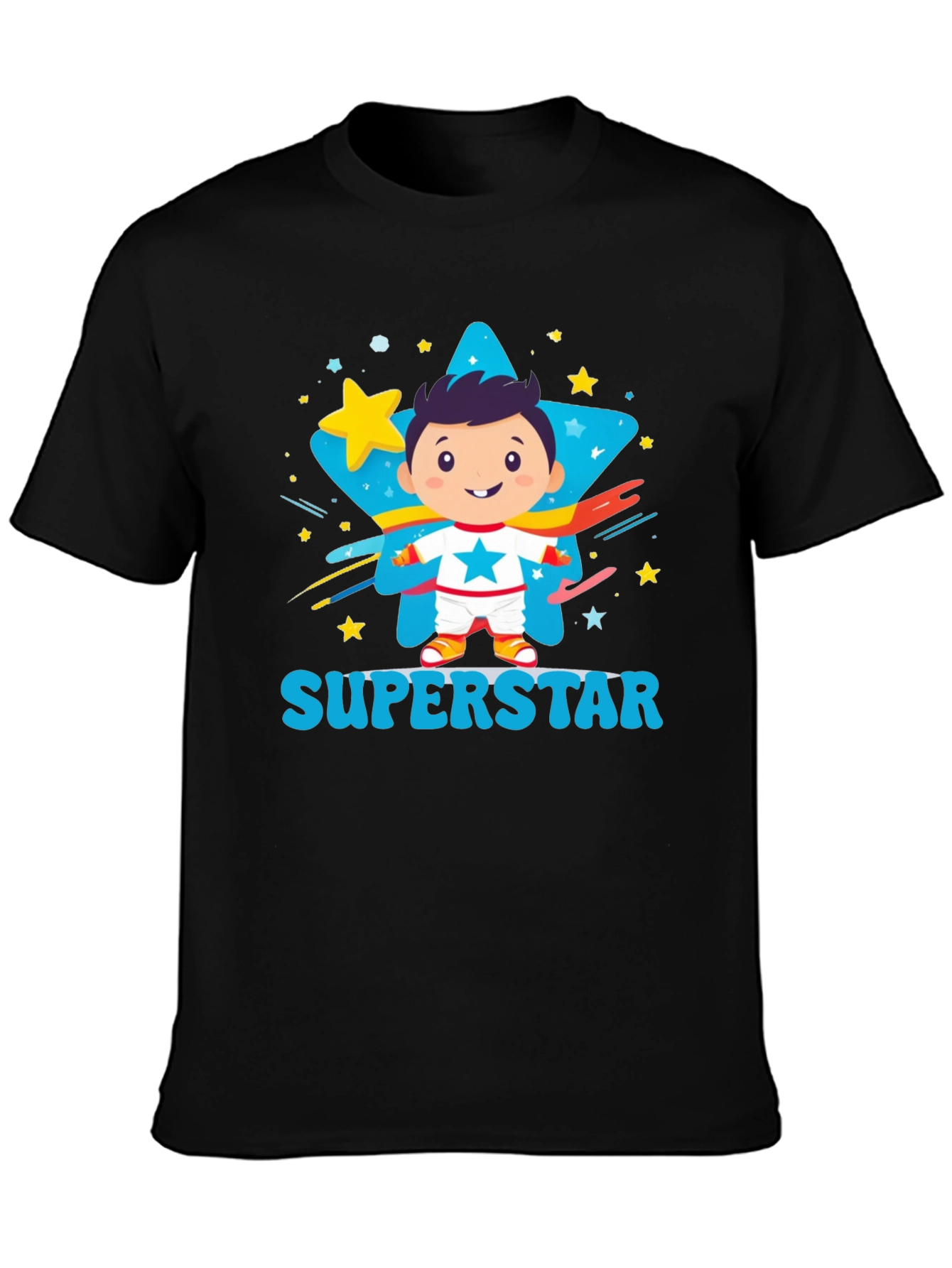 Boys Superstar Graphic Tee - Cute Kids Apparel