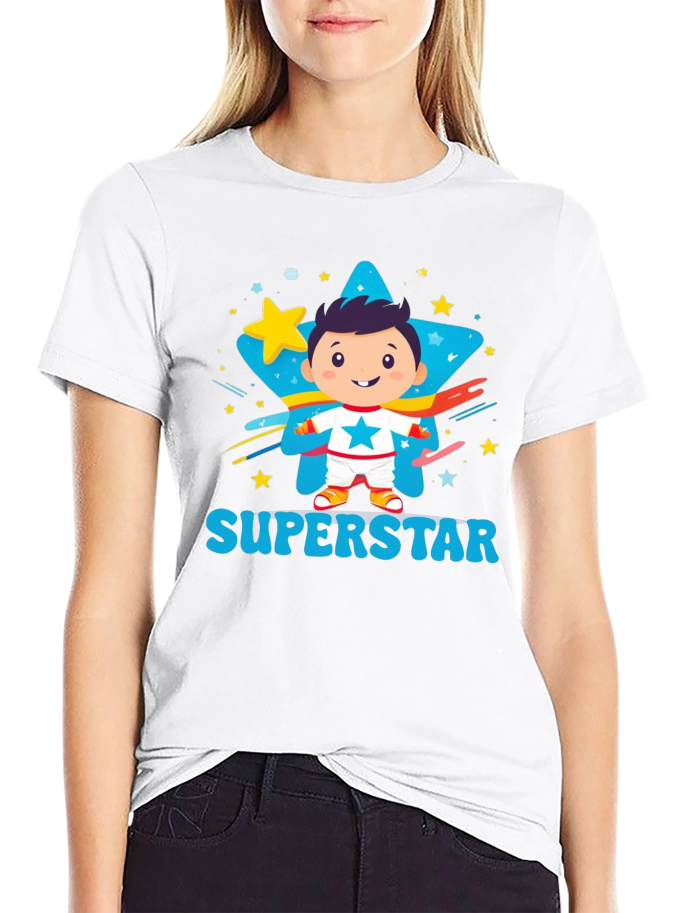 Boys Superstar Graphic Tee - Cute Kids Apparel