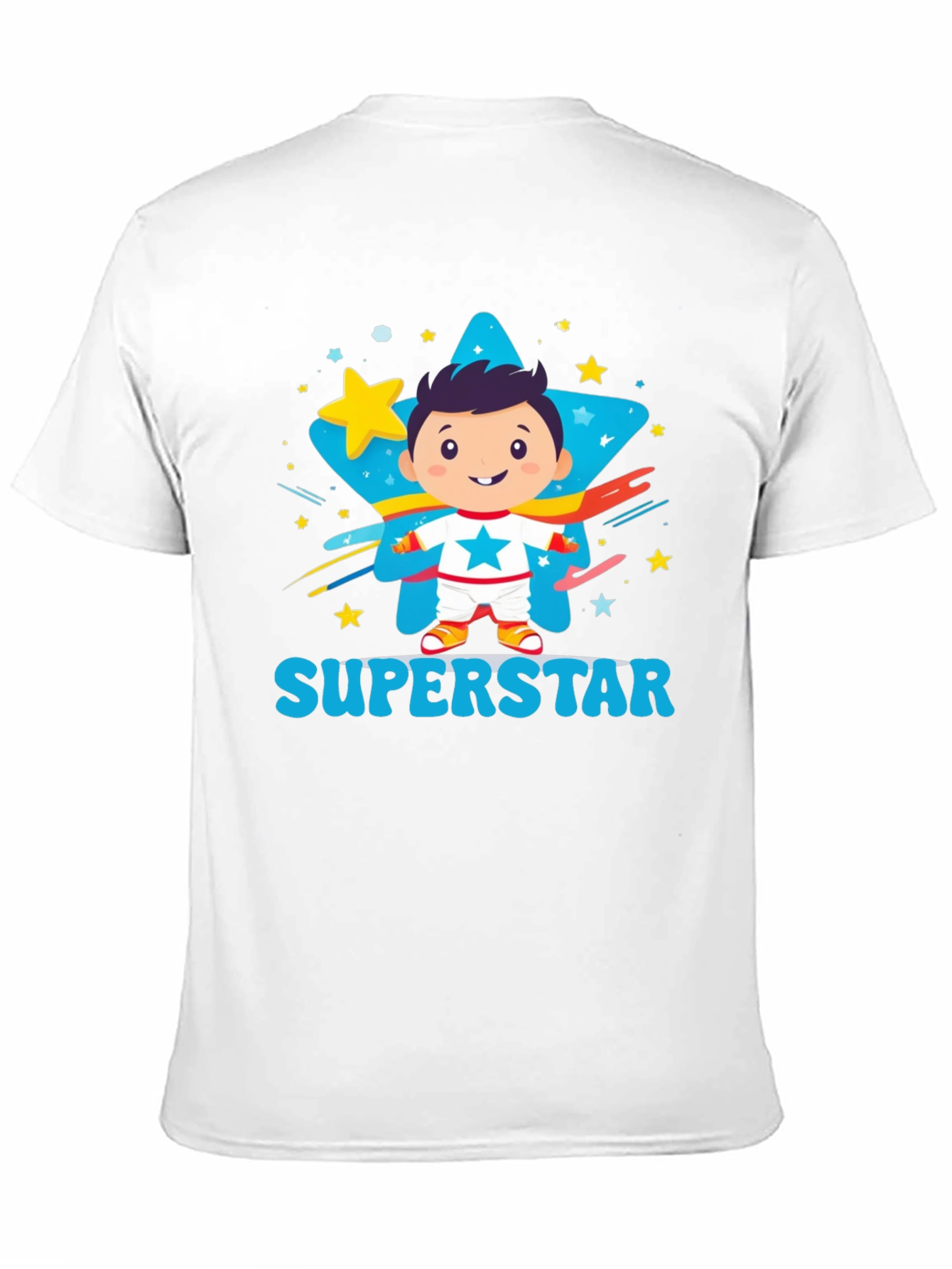 Boys Superstar Graphic Tee - Cute Kids Apparel