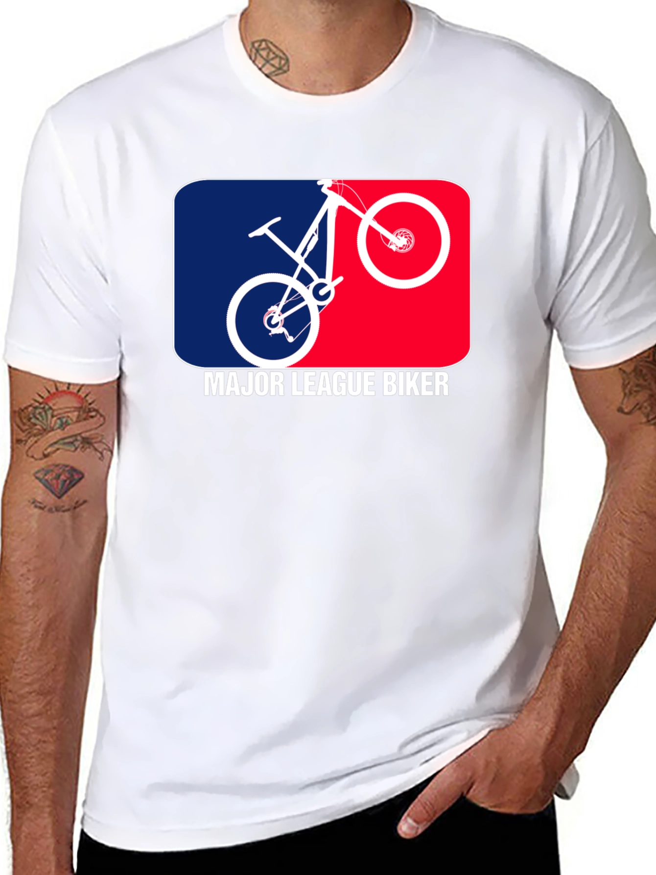 Major League Biker T-Shirt - Black Tee