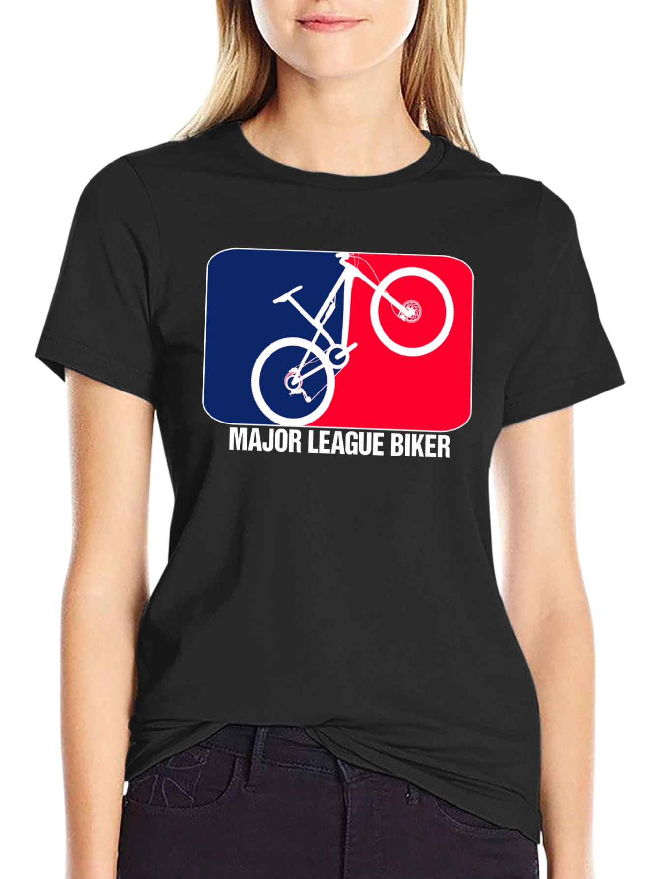 Major League Biker T-Shirt - Black Tee