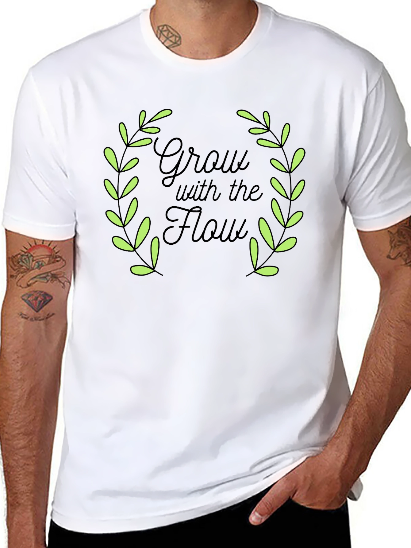 Grow with the Flow Graphic T-Shirt