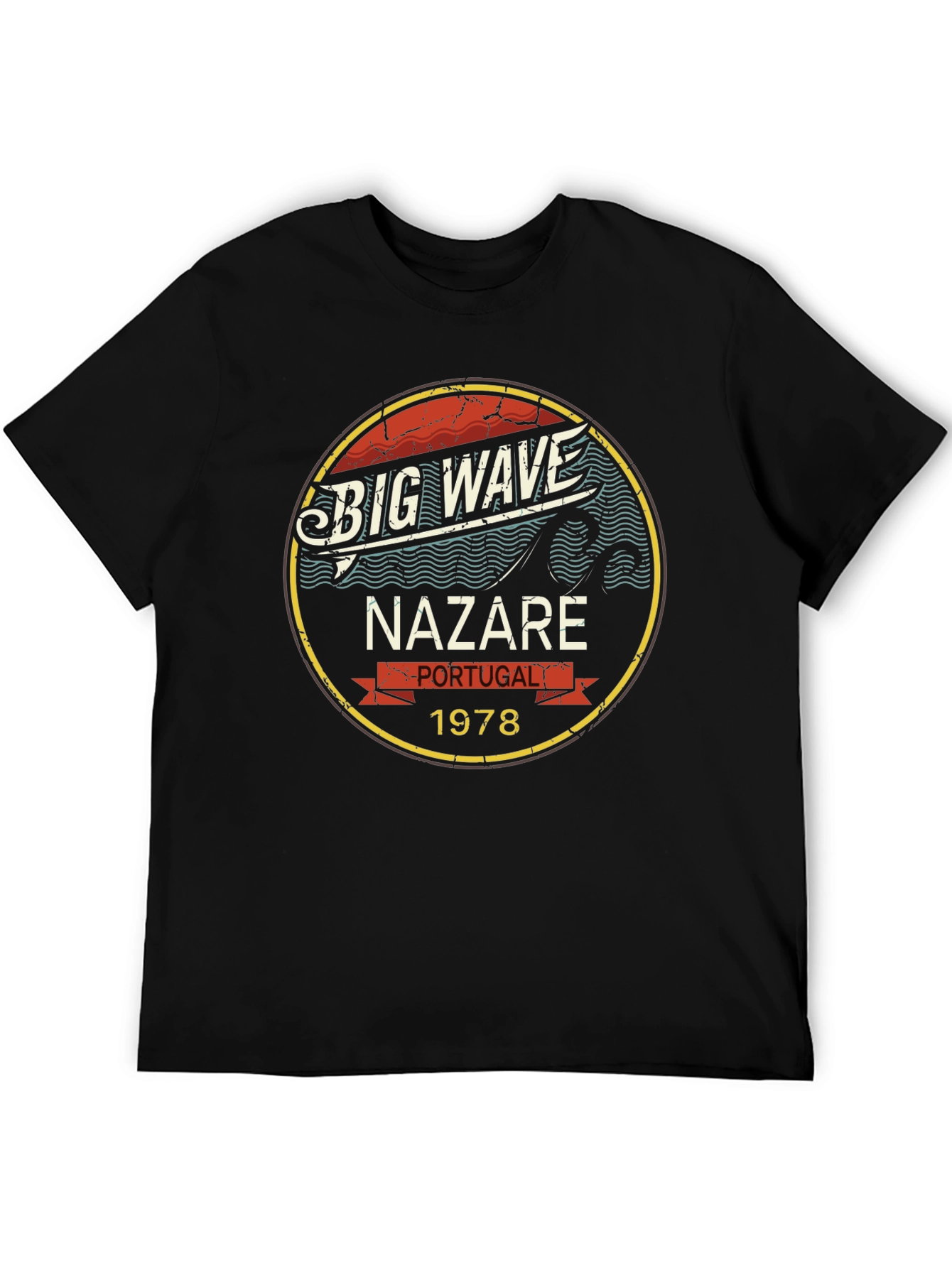 Big Wave Nazaré Portugal 1978 T-Shirt