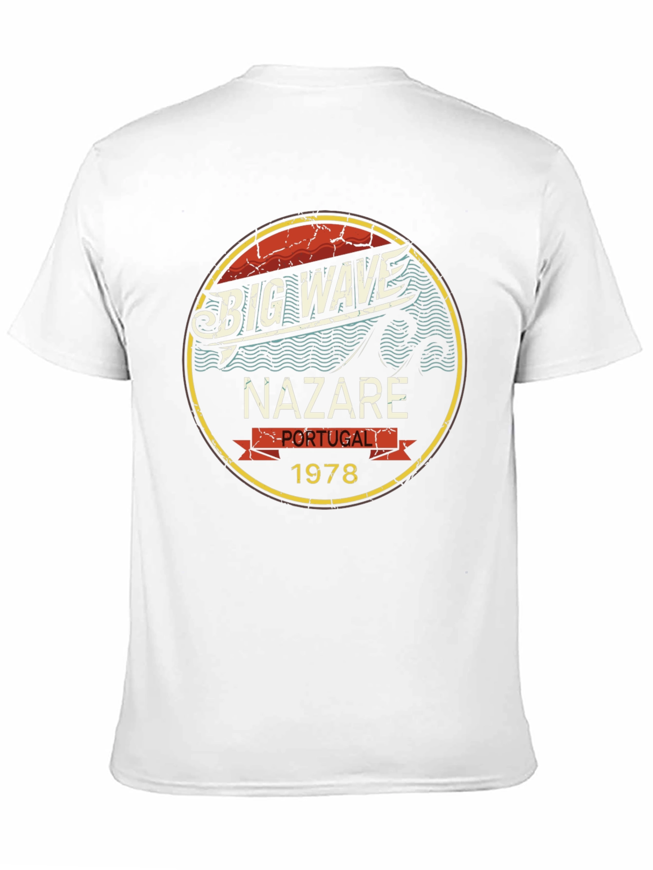 Big Wave Nazaré Portugal 1978 T-Shirt