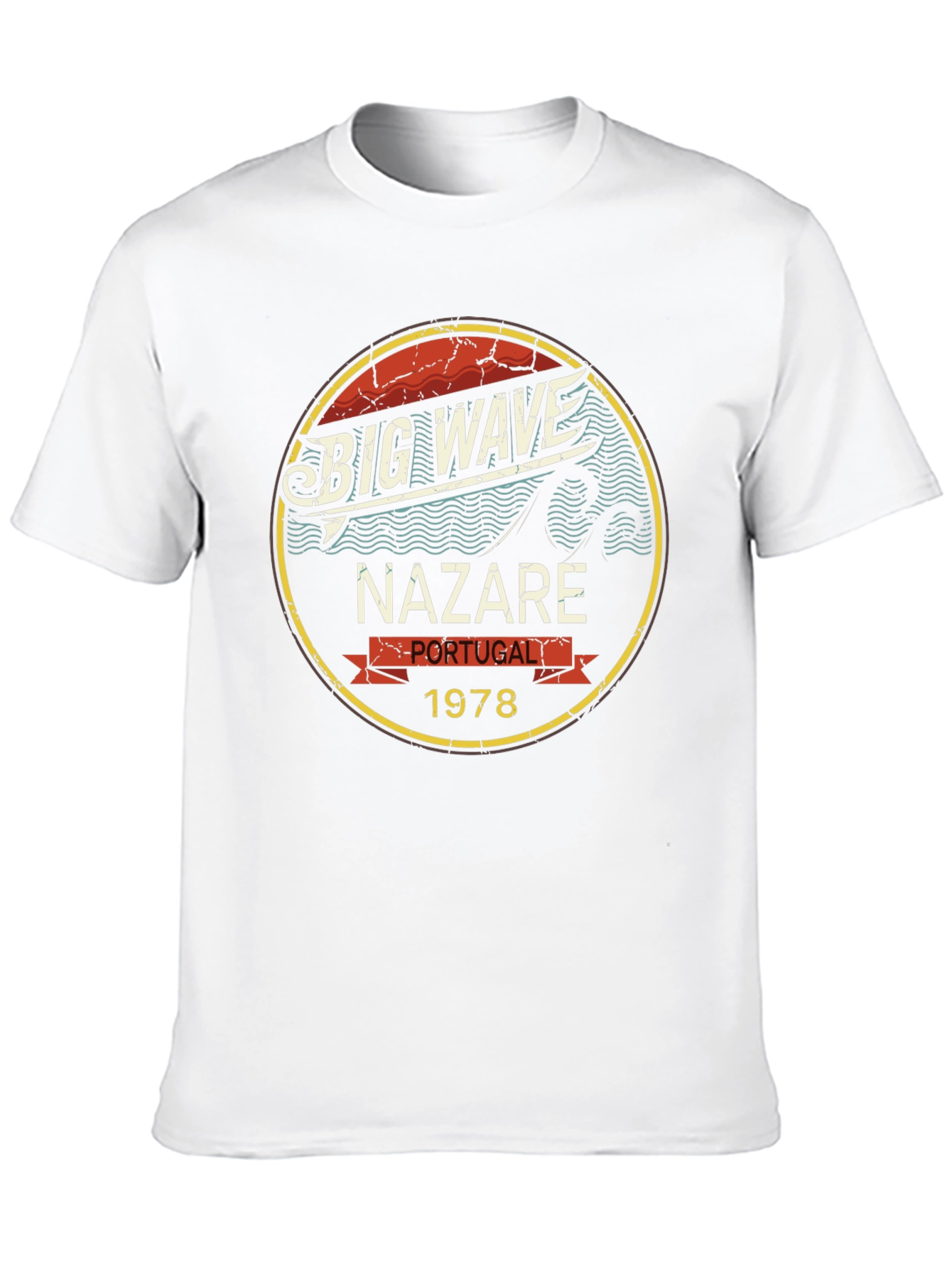 Big Wave Nazaré Portugal 1978 T-Shirt