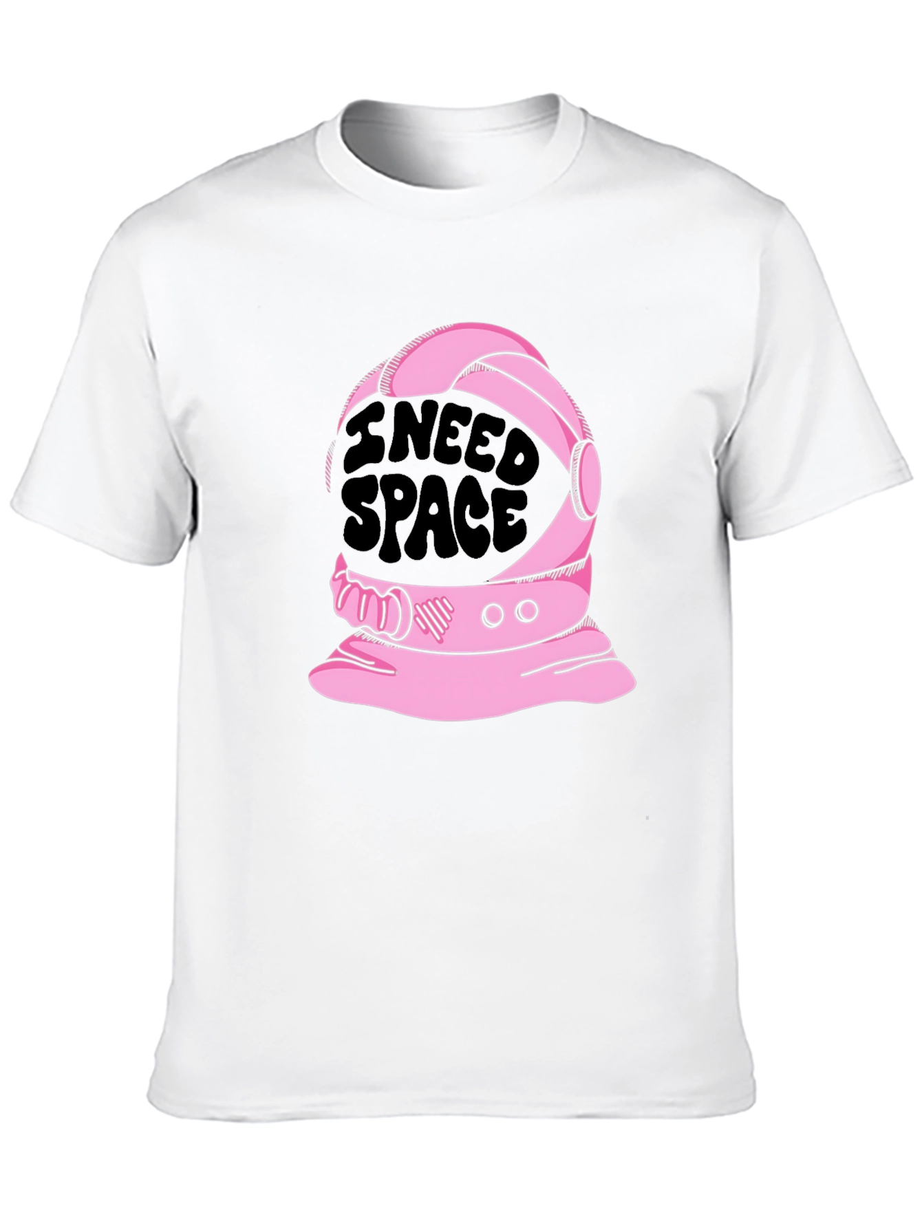 I Need Space T-Shirt - Astronaut Helmet Design