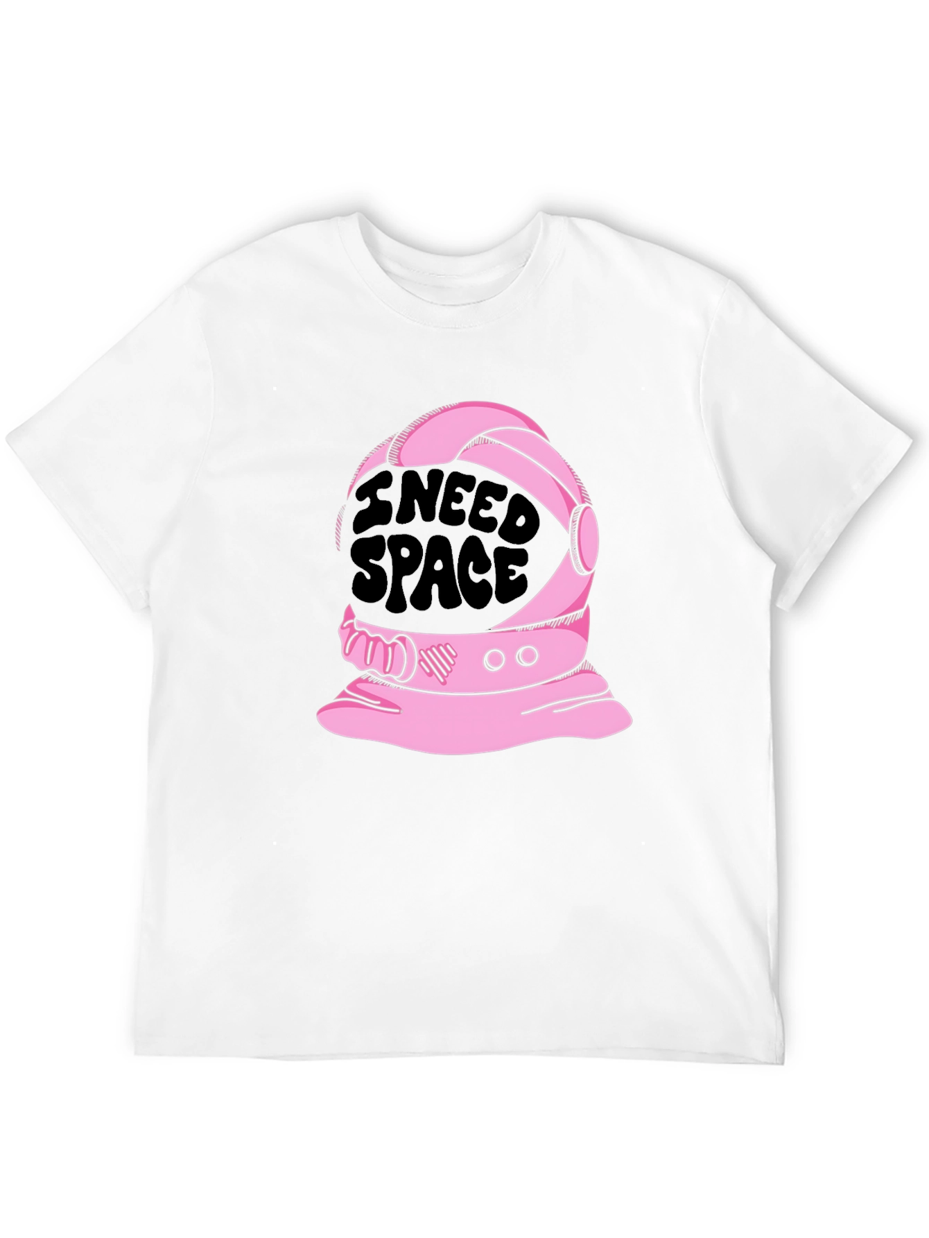 I Need Space T-Shirt - Astronaut Helmet Design