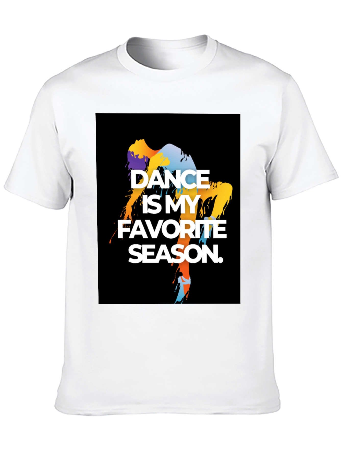 Dance is My Favorite Season Black T-Shirt