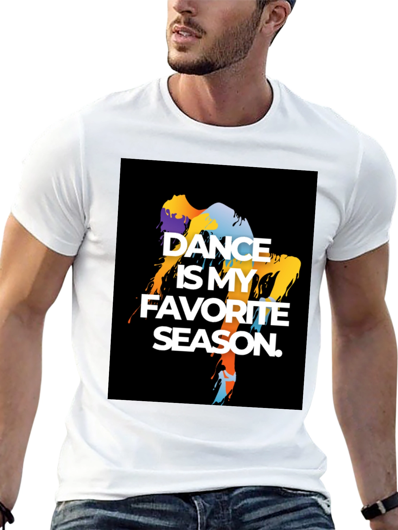 Dance is My Favorite Season Black T-Shirt