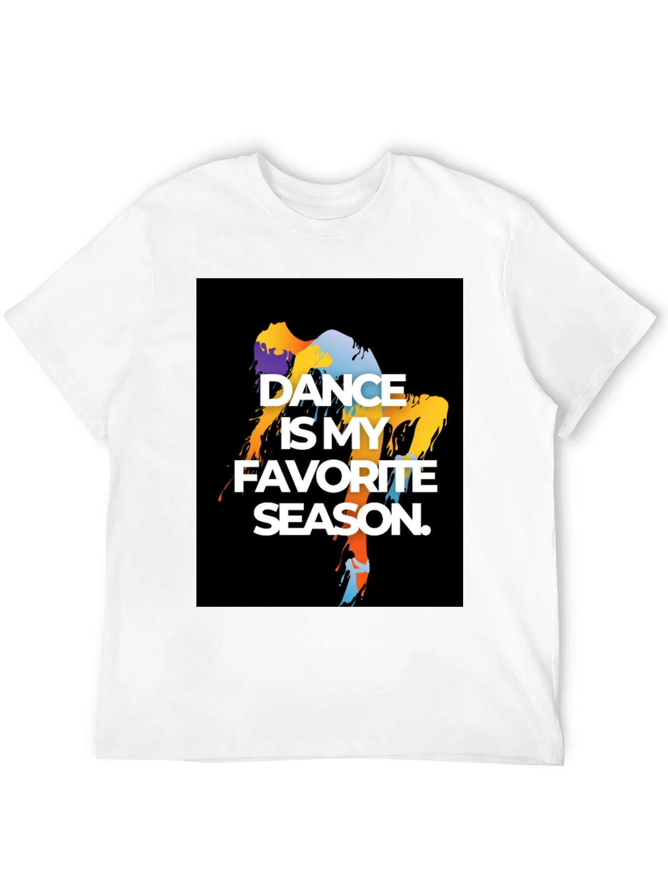 Dance is My Favorite Season Black T-Shirt