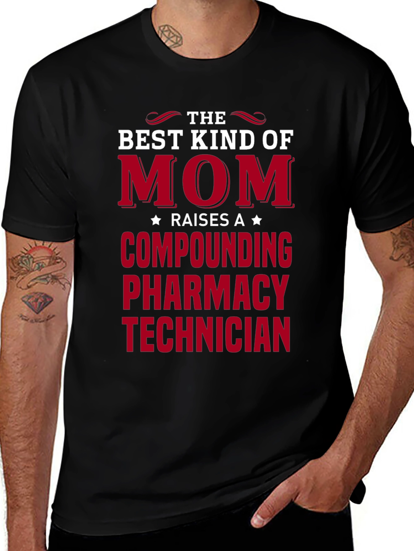 Best Kind of Mom Compounding Pharmacy Technician T-Shirt
