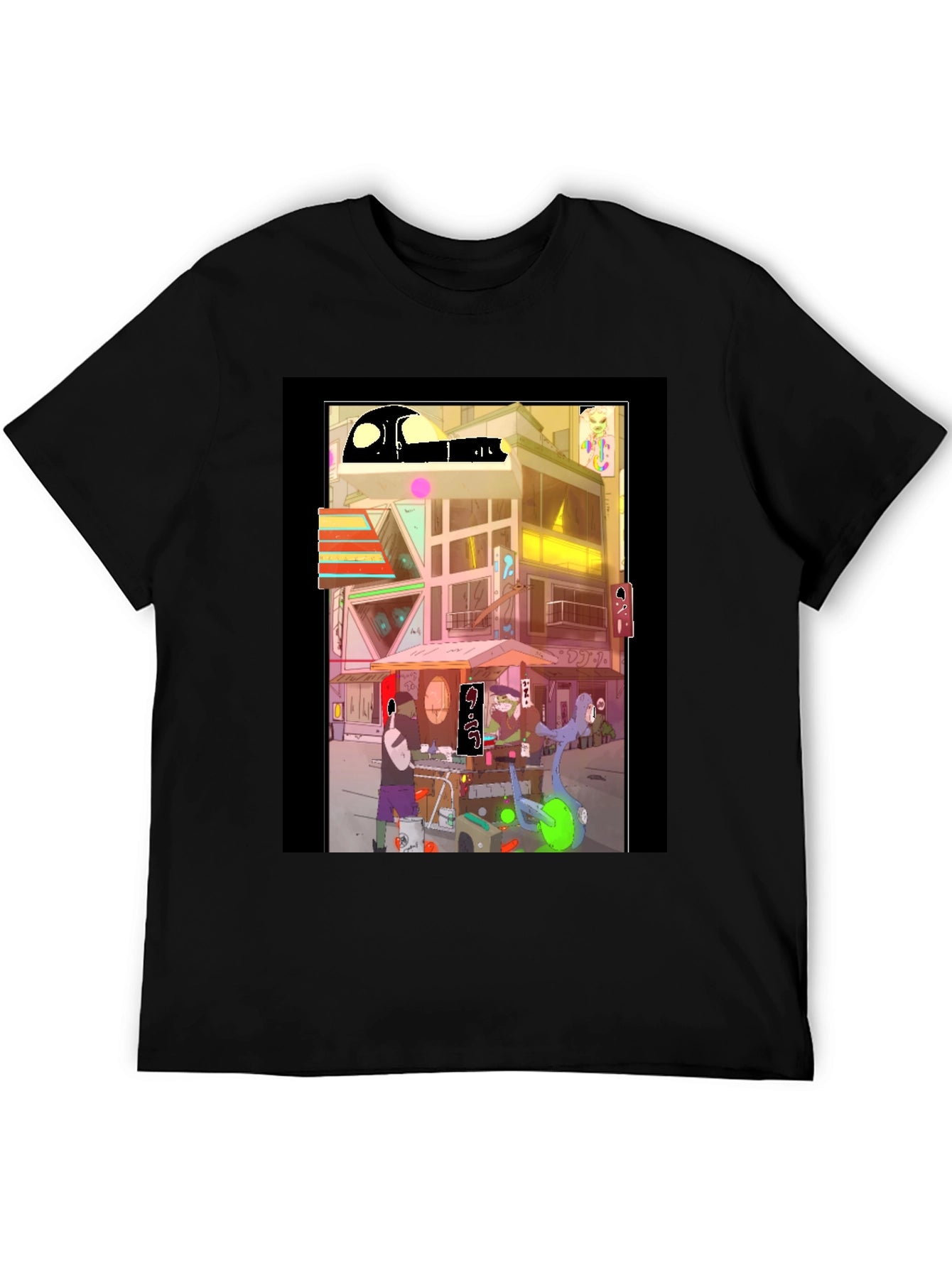 Cyberpunk Ramen Streetwear Tee
