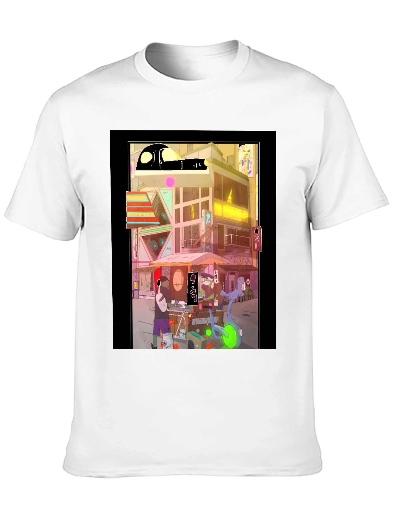Cyberpunk Ramen Streetwear Tee