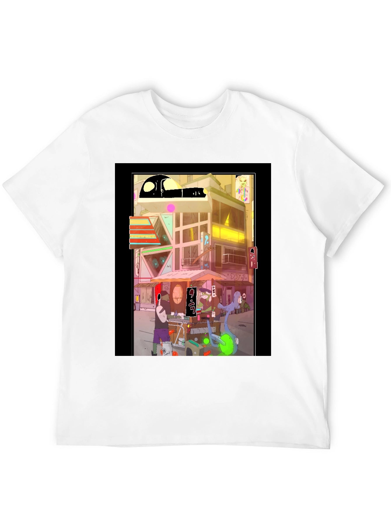 Cyberpunk Ramen Streetwear Tee