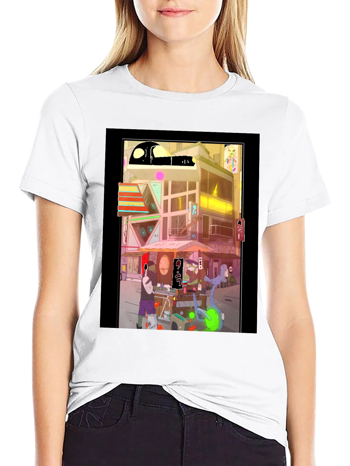 Cyberpunk Ramen Streetwear Tee