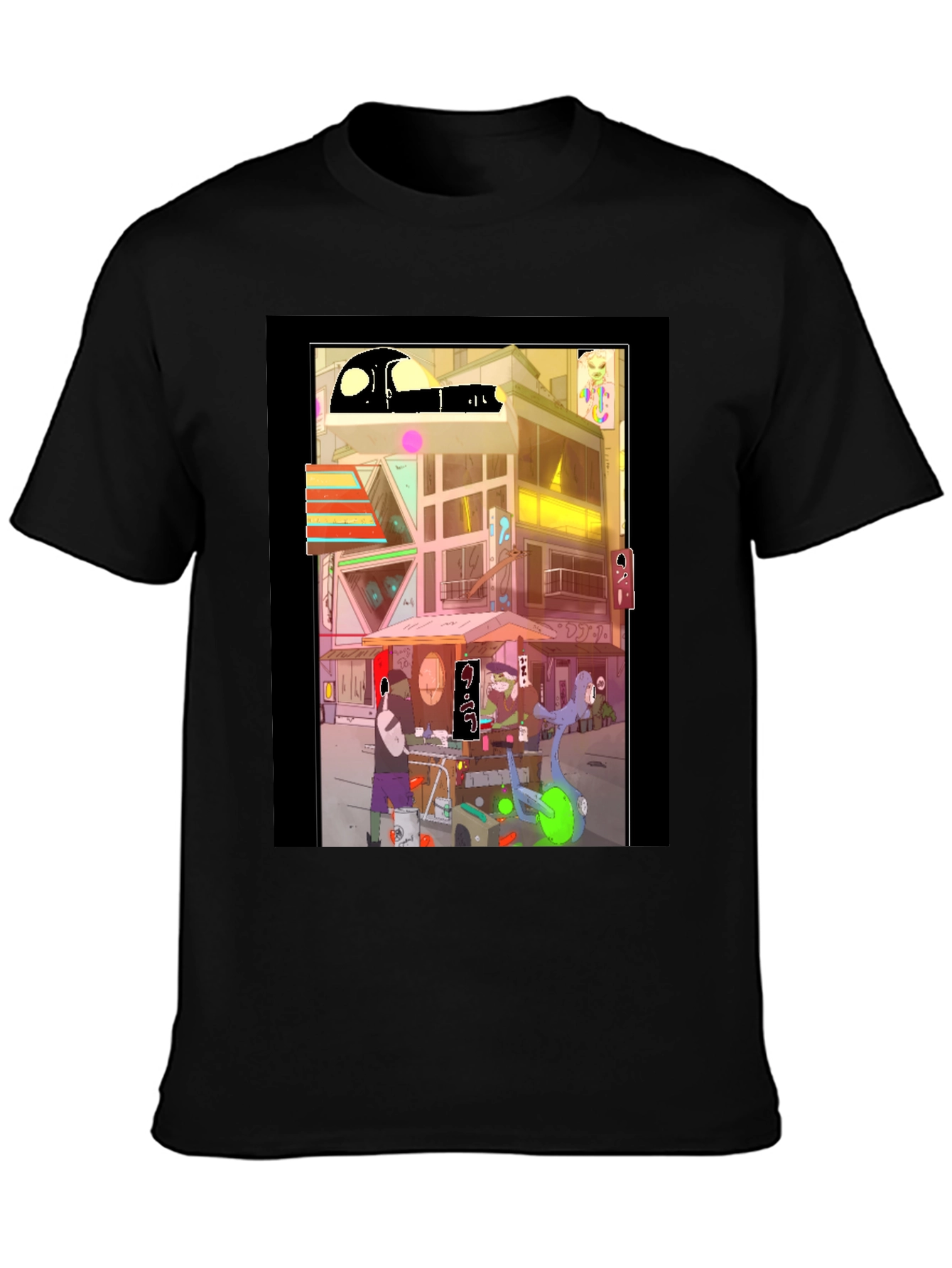 Cyberpunk Ramen Streetwear Tee