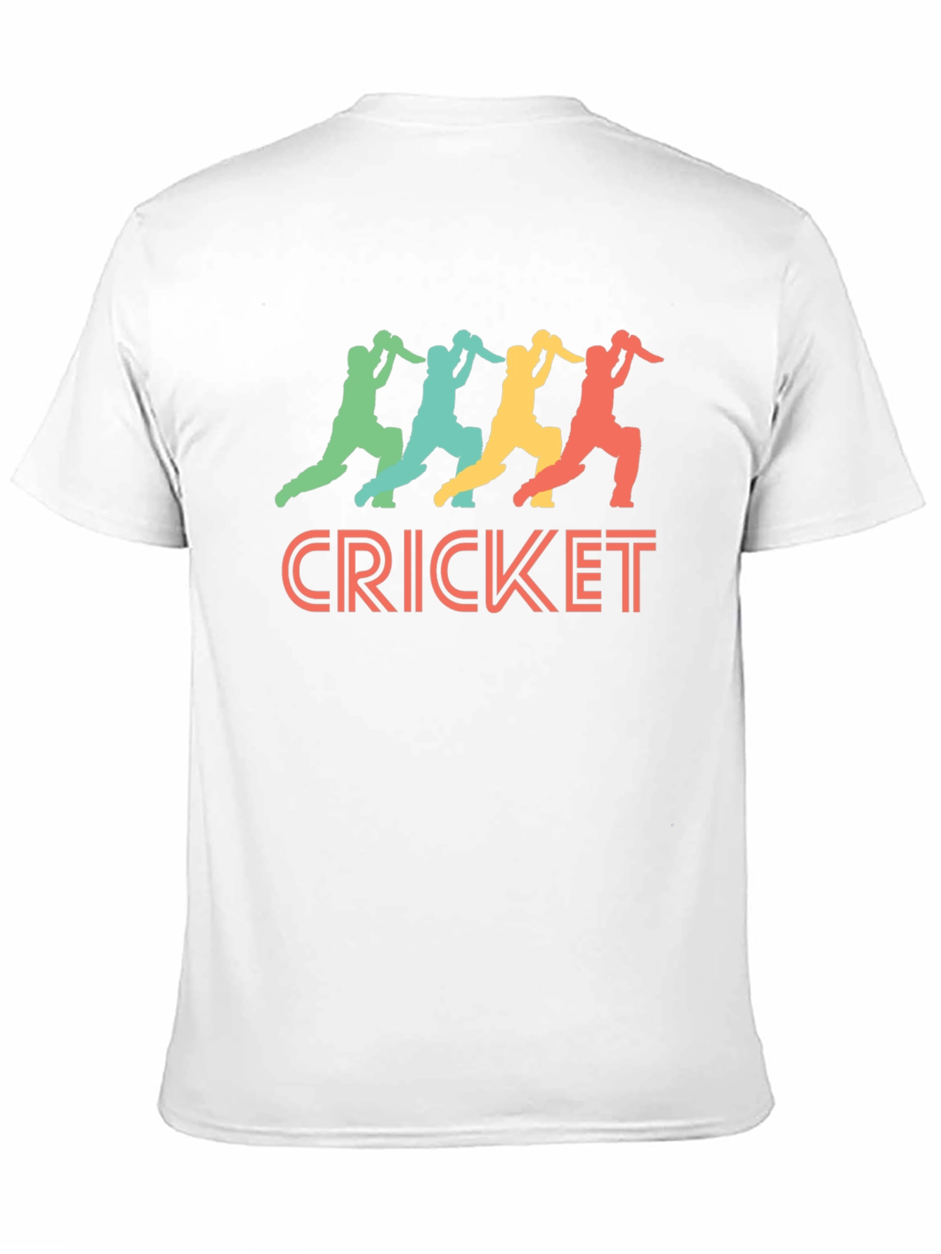 Cricket Players T-Shirt - Retro Sports Tee