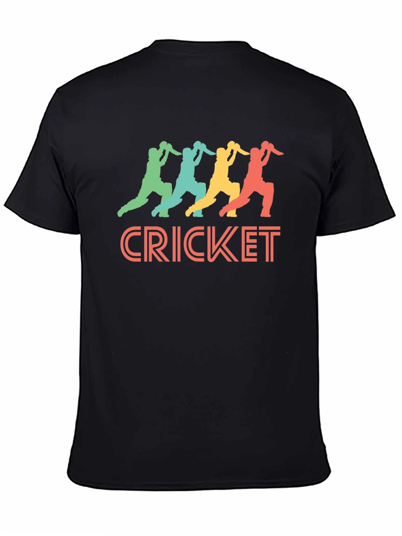 Cricket Players T-Shirt - Retro Sports Tee