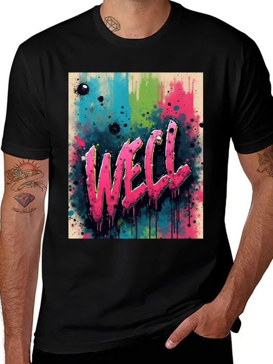 Graffiti Style Graphic Tee - WELL