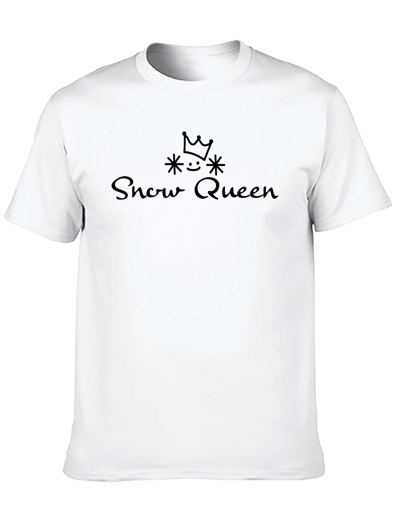 Snow Queen Graphic Tee - Black