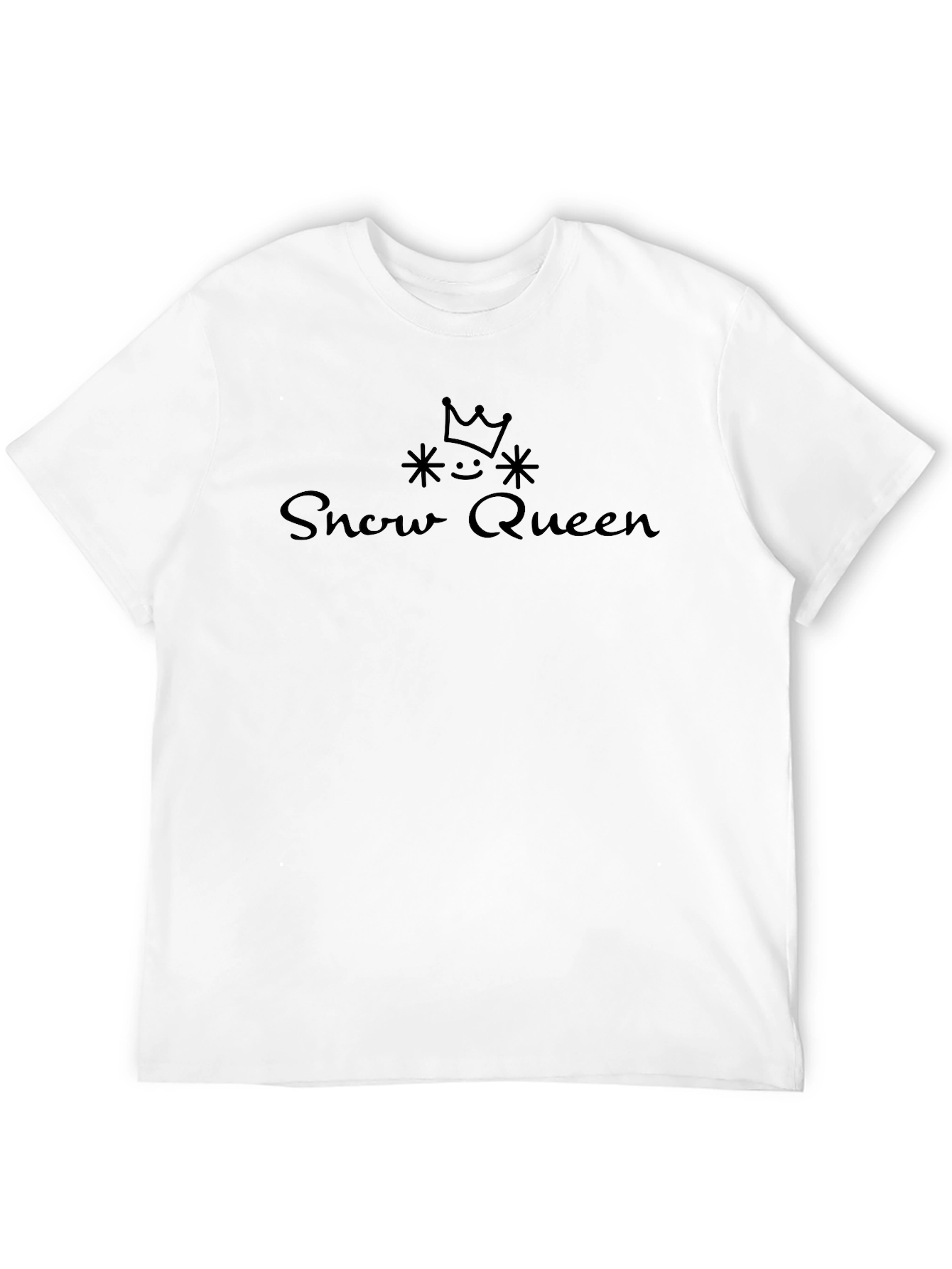 Snow Queen Graphic Tee - Black