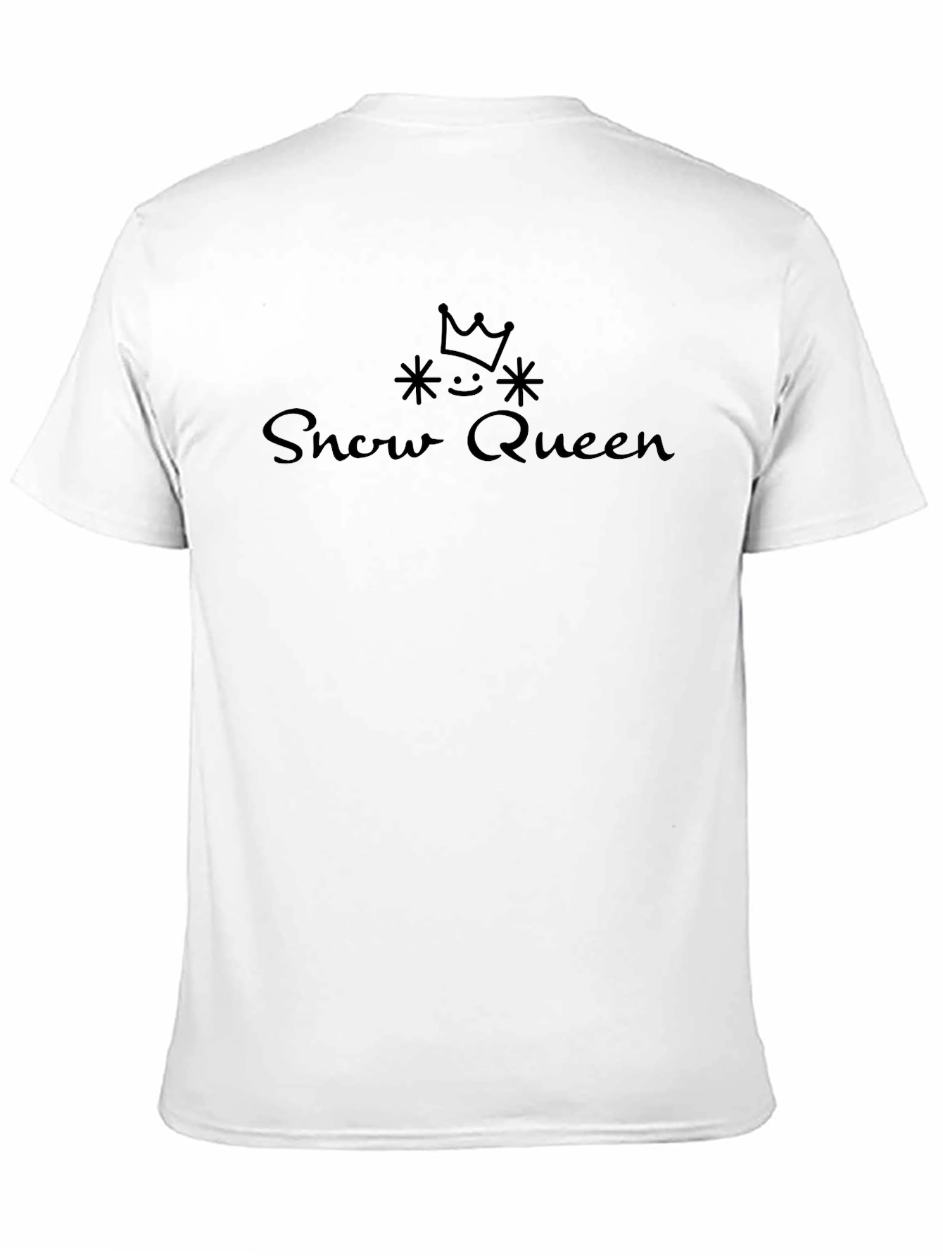Snow Queen Graphic Tee - Black