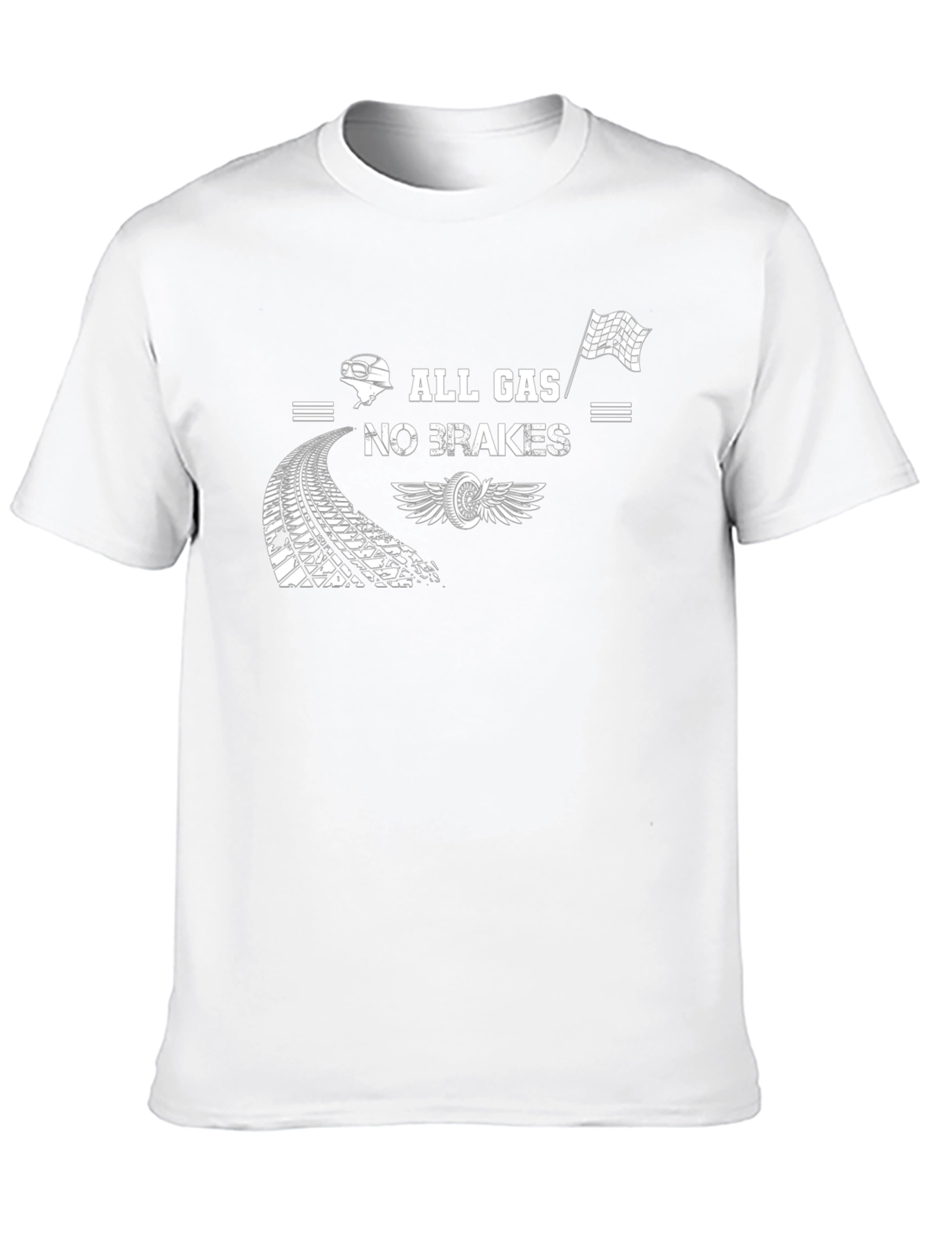 All Gas No Brakes Graphic T-Shirt