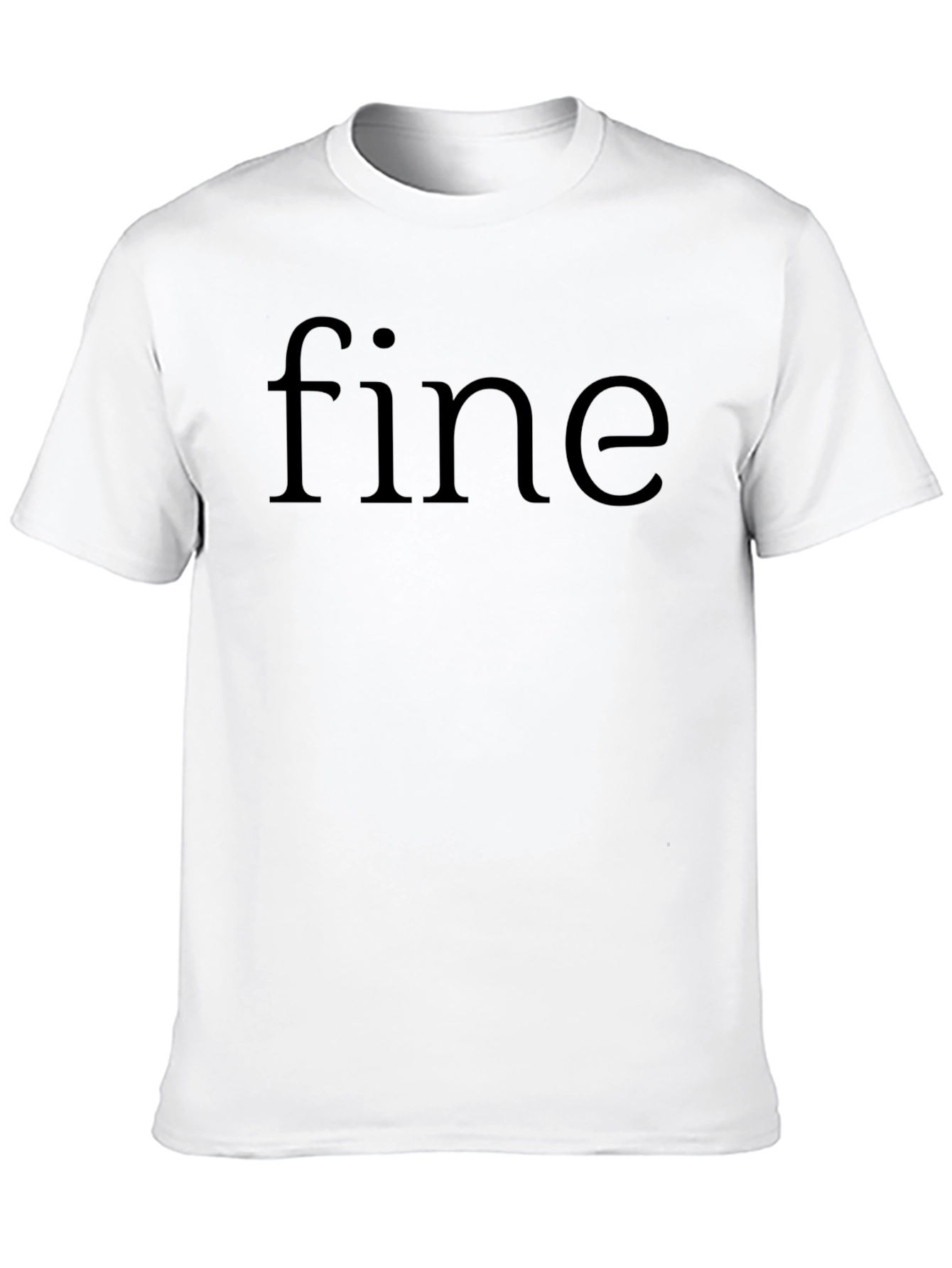 Fine T-Shirt - Minimalist Design