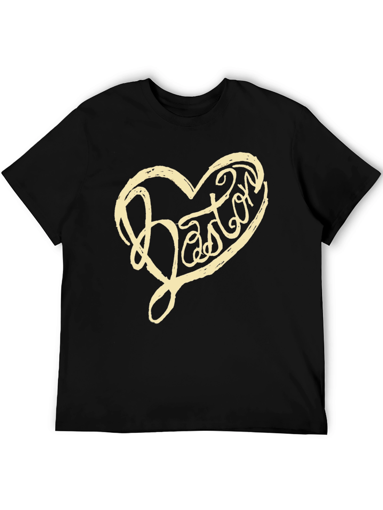 Boston Heart Graphic Tee - Soft Cotton Blend