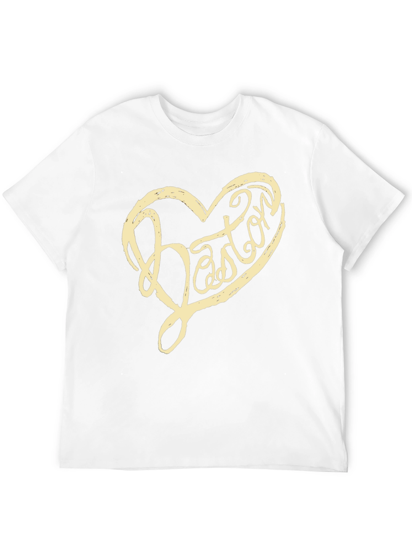 Boston Heart Graphic Tee - Soft Cotton Blend