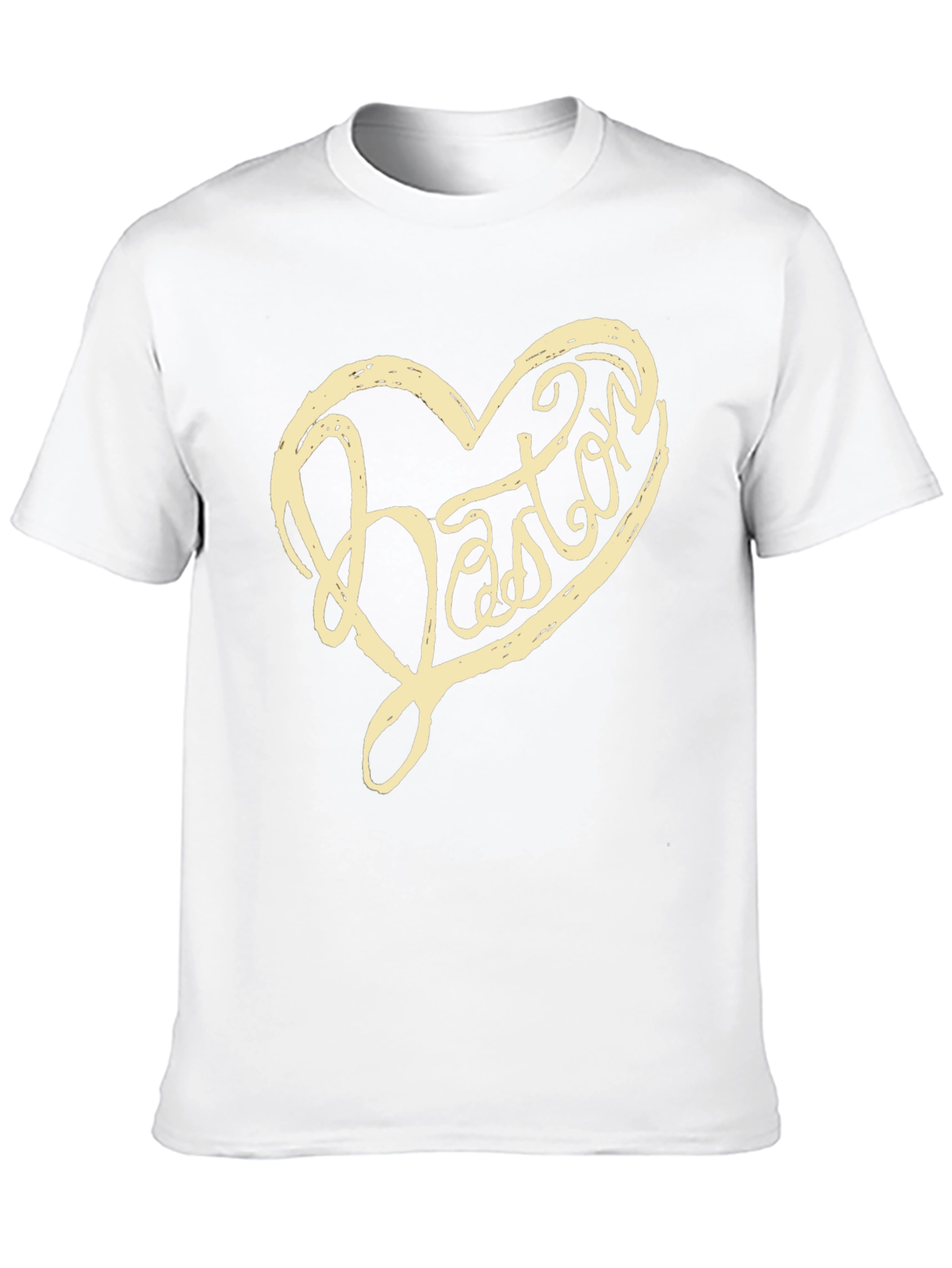Boston Heart Graphic Tee - Soft Cotton Blend