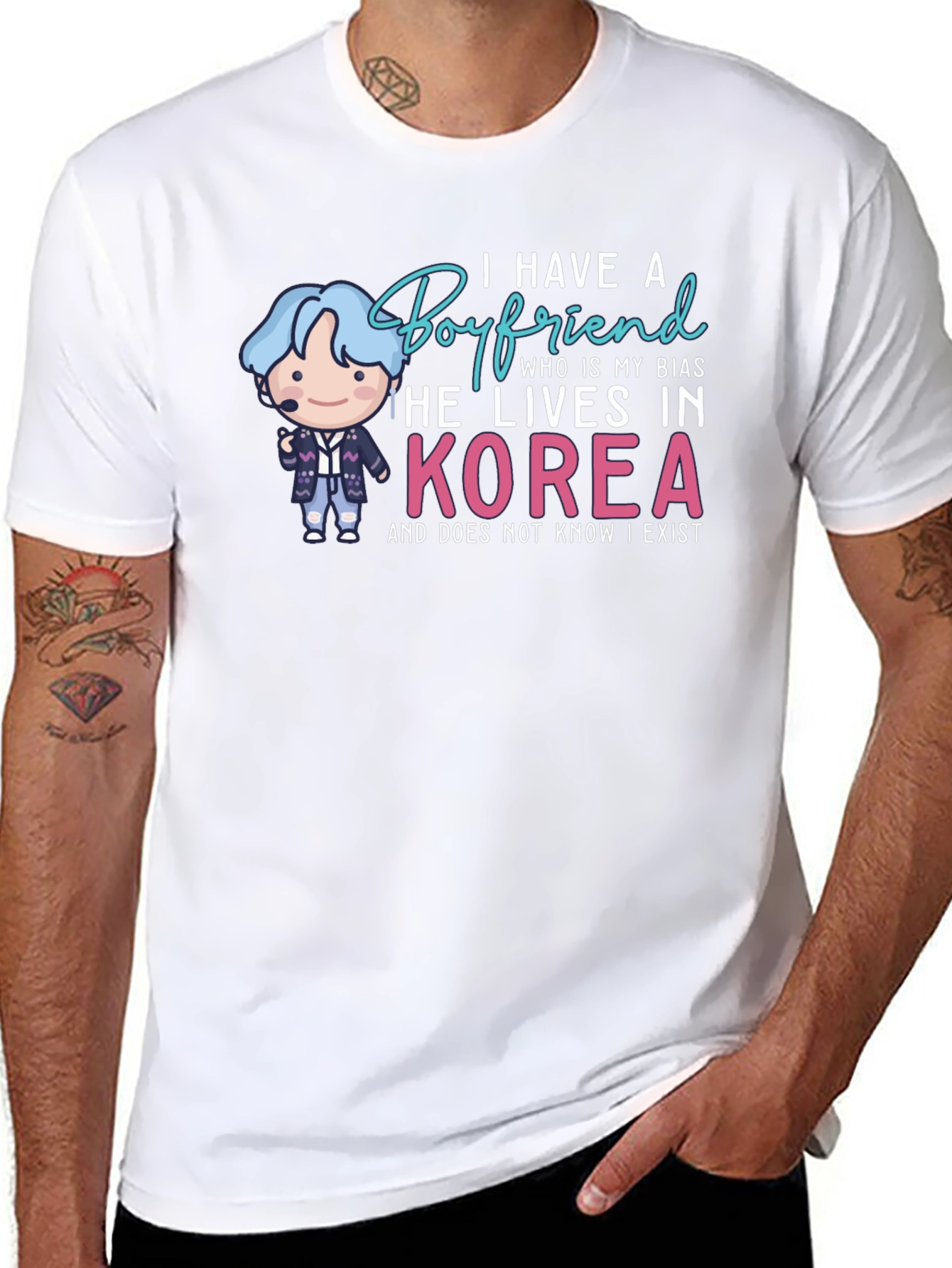 I Have A Boyfriend Korea Graphic Tee