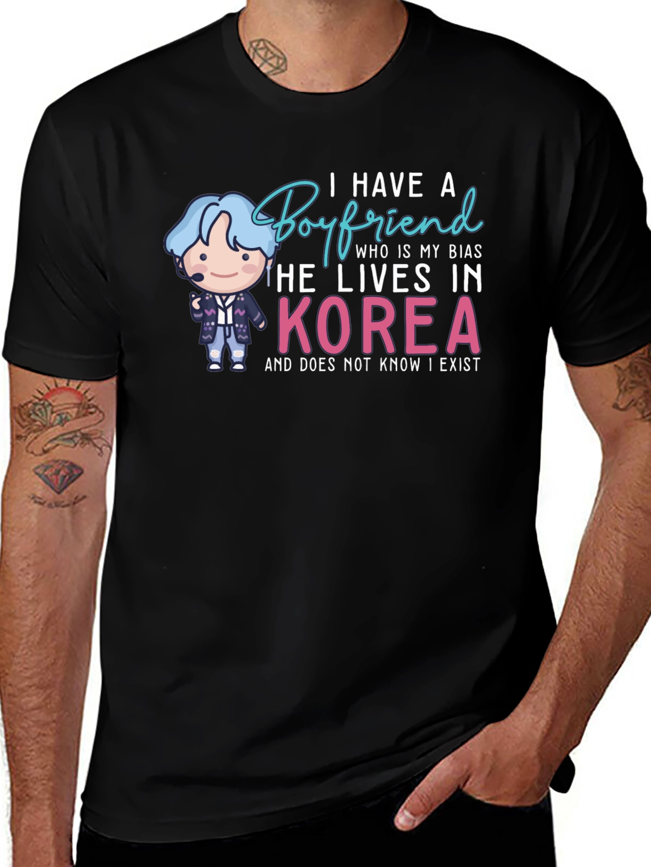 I Have A Boyfriend Korea Graphic Tee