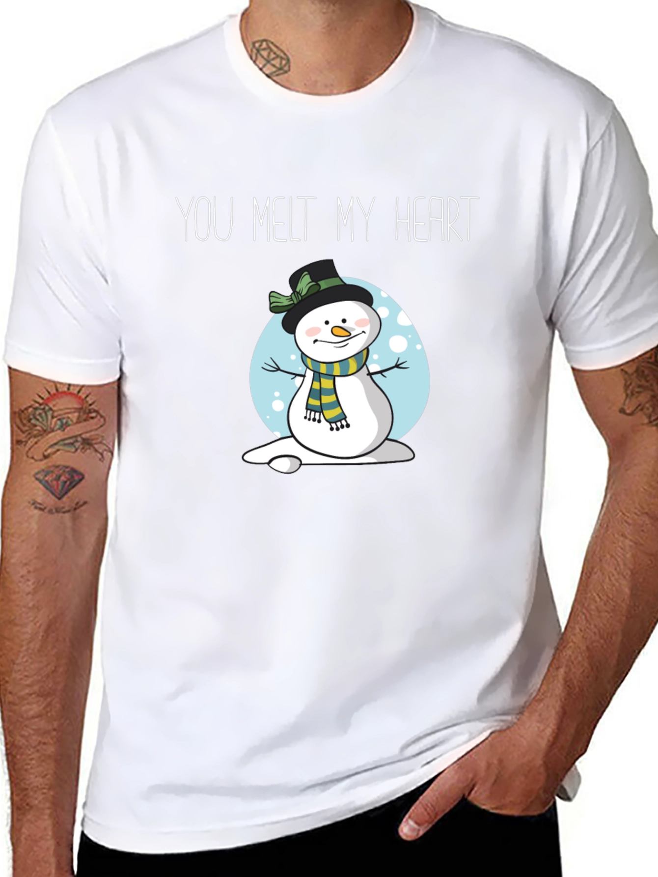 You Melt My Heart Snowman Graphic Tee