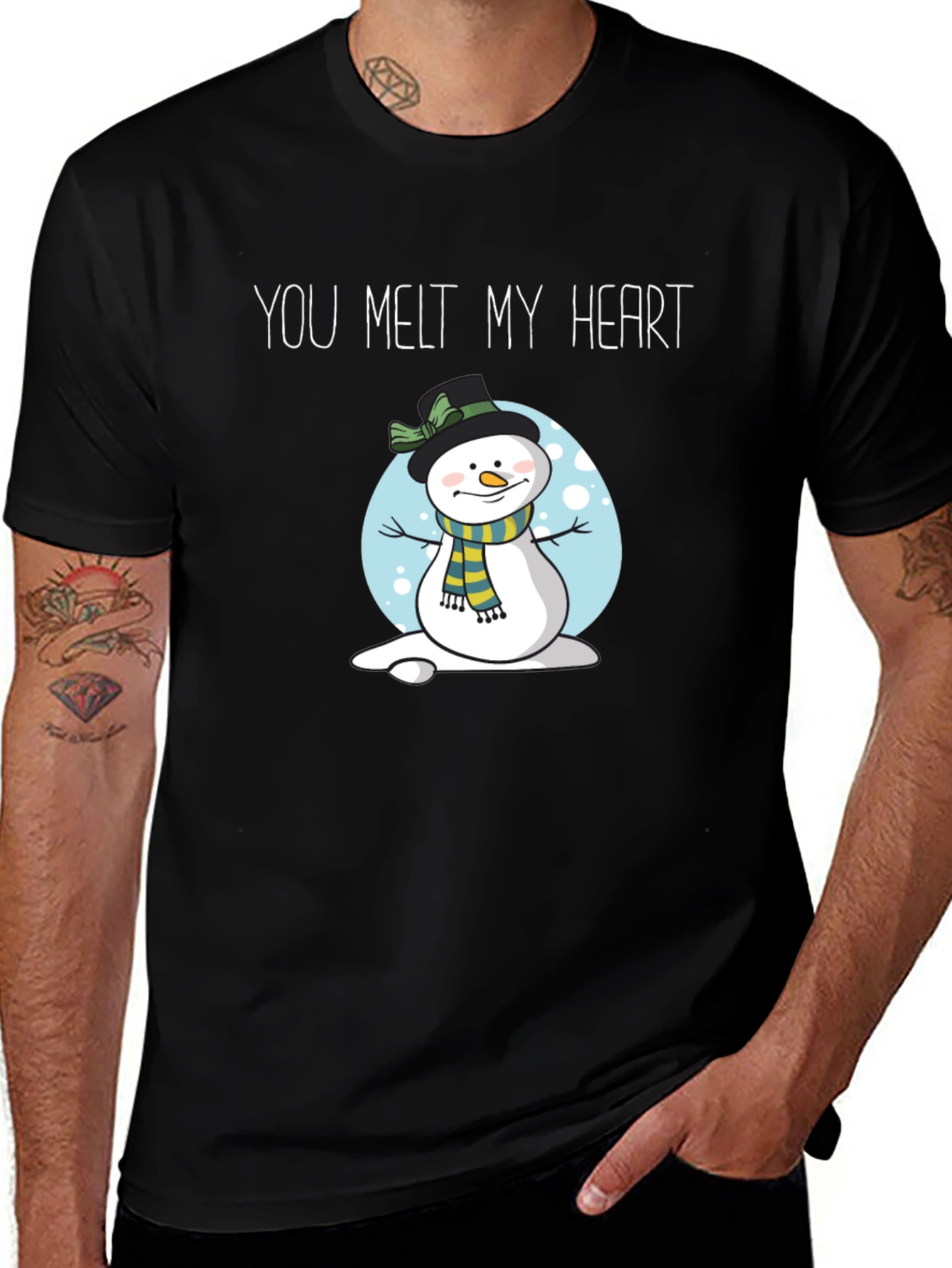 You Melt My Heart Snowman Graphic Tee