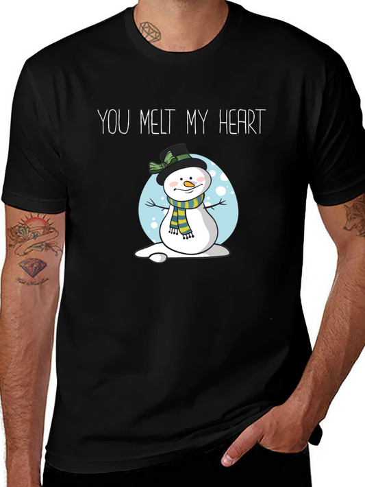 You Melt My Heart Snowman Graphic Tee