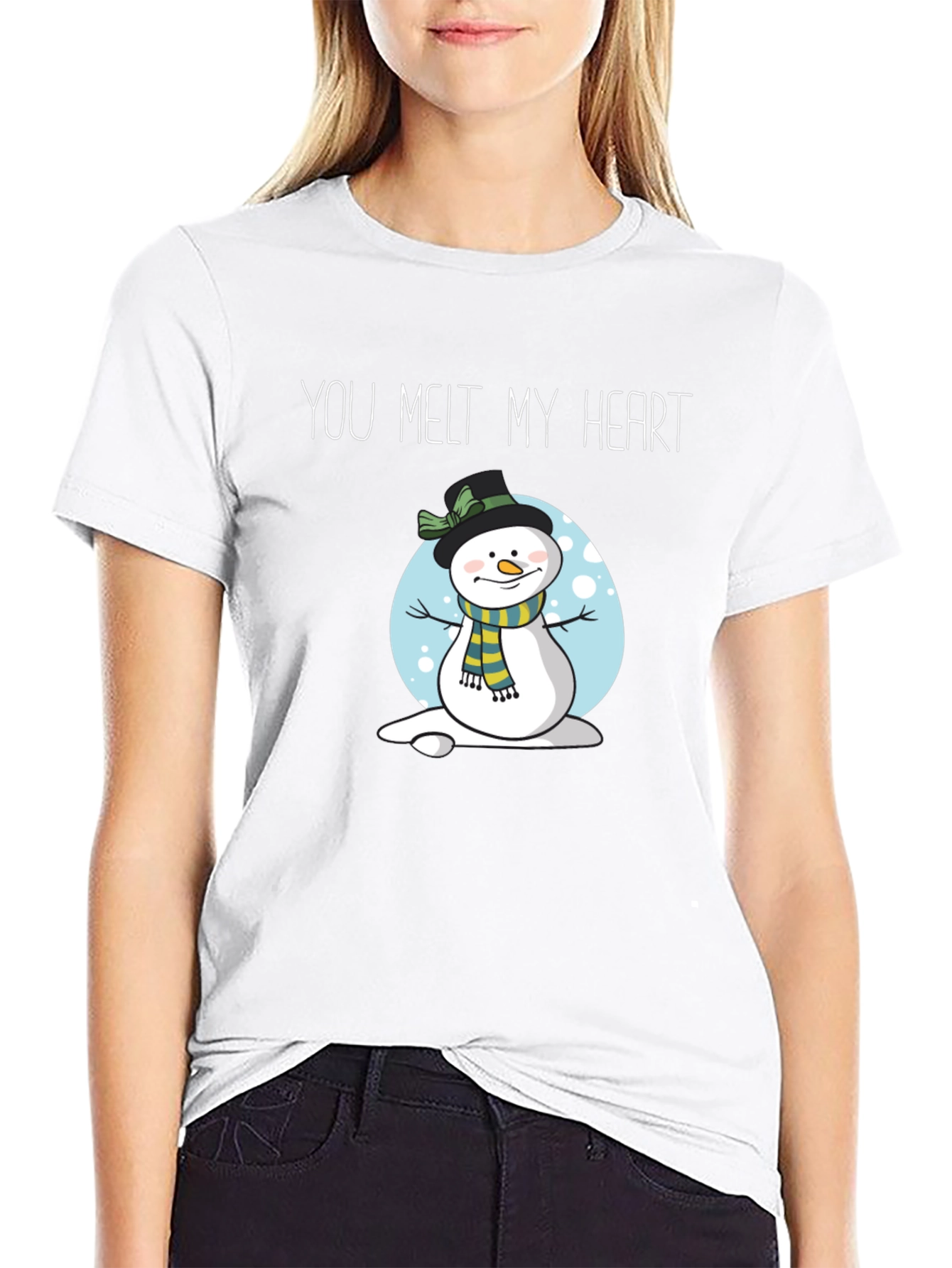 You Melt My Heart Snowman Graphic Tee