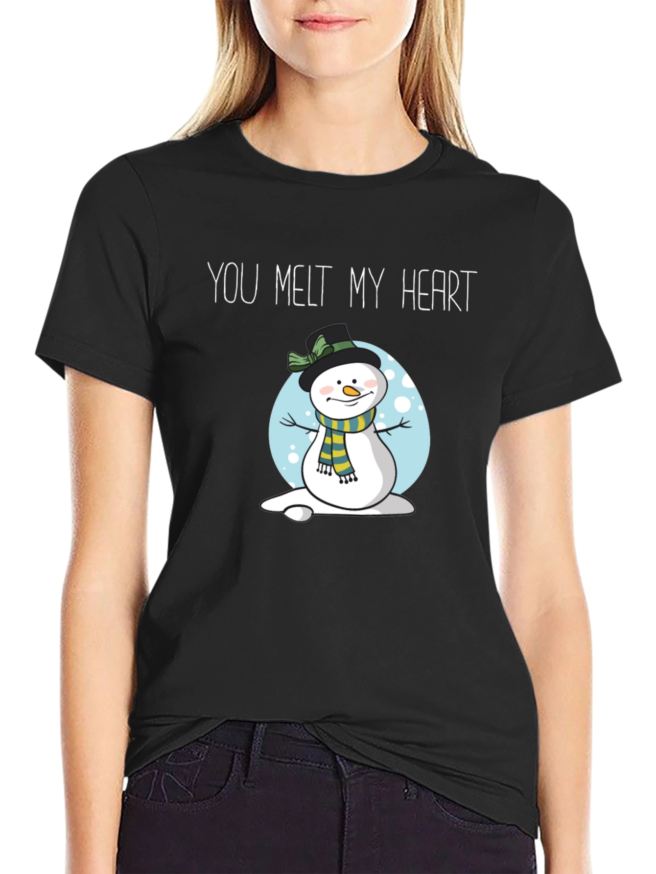 You Melt My Heart Snowman Graphic Tee