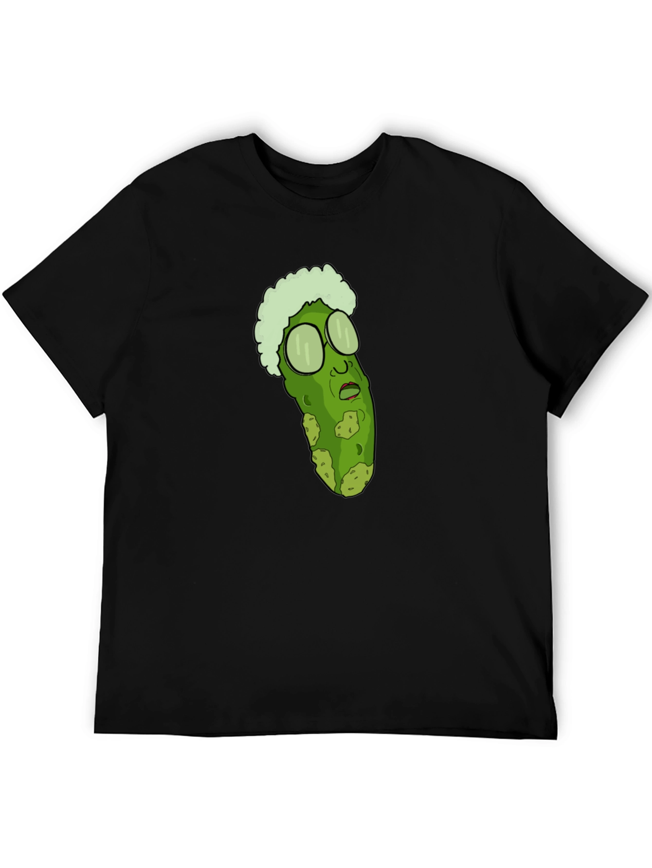 Pickle Rick Graphic T-Shirt - Black